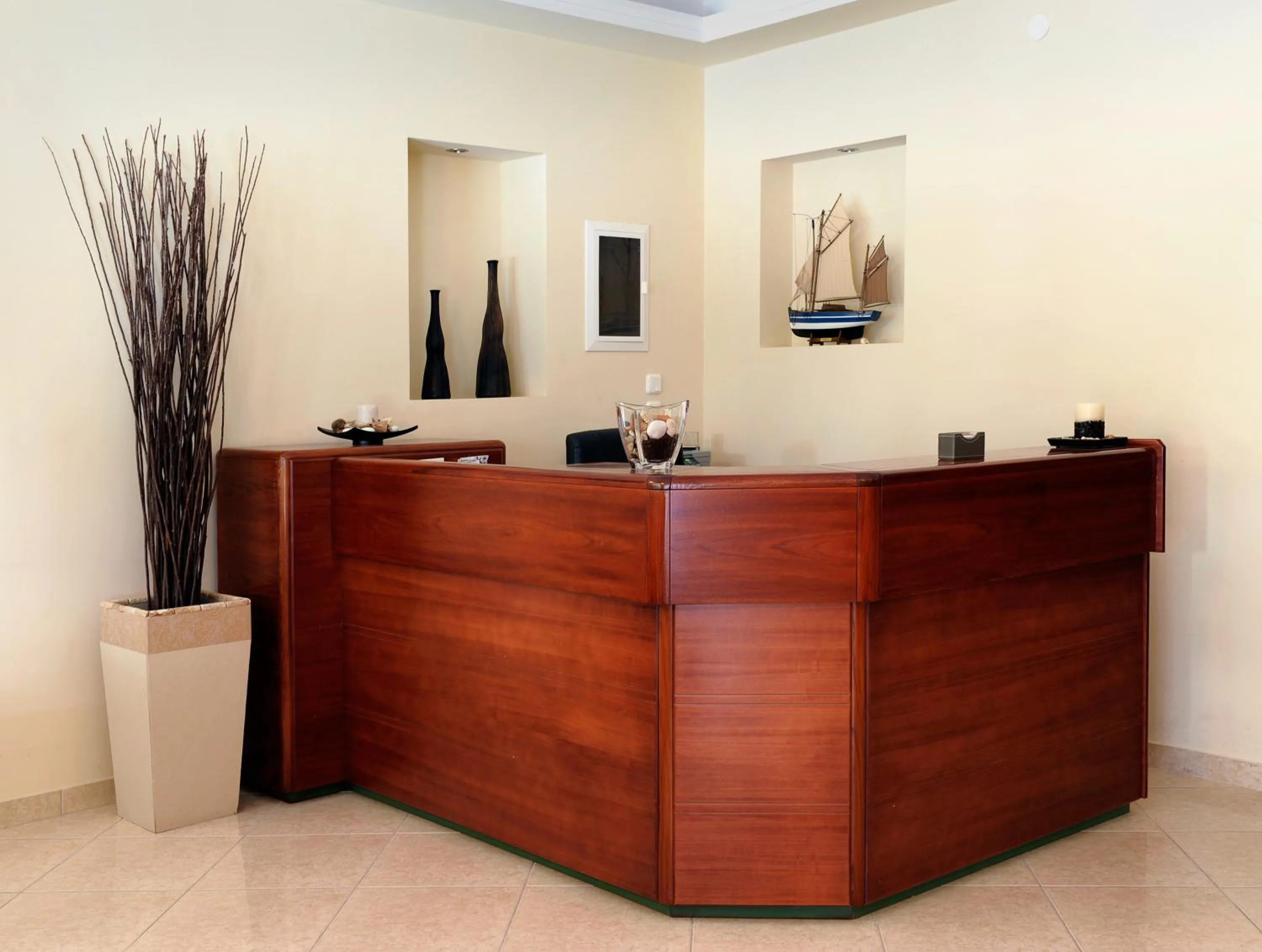 Lobby or reception in Nepheli Apartments and Studios
