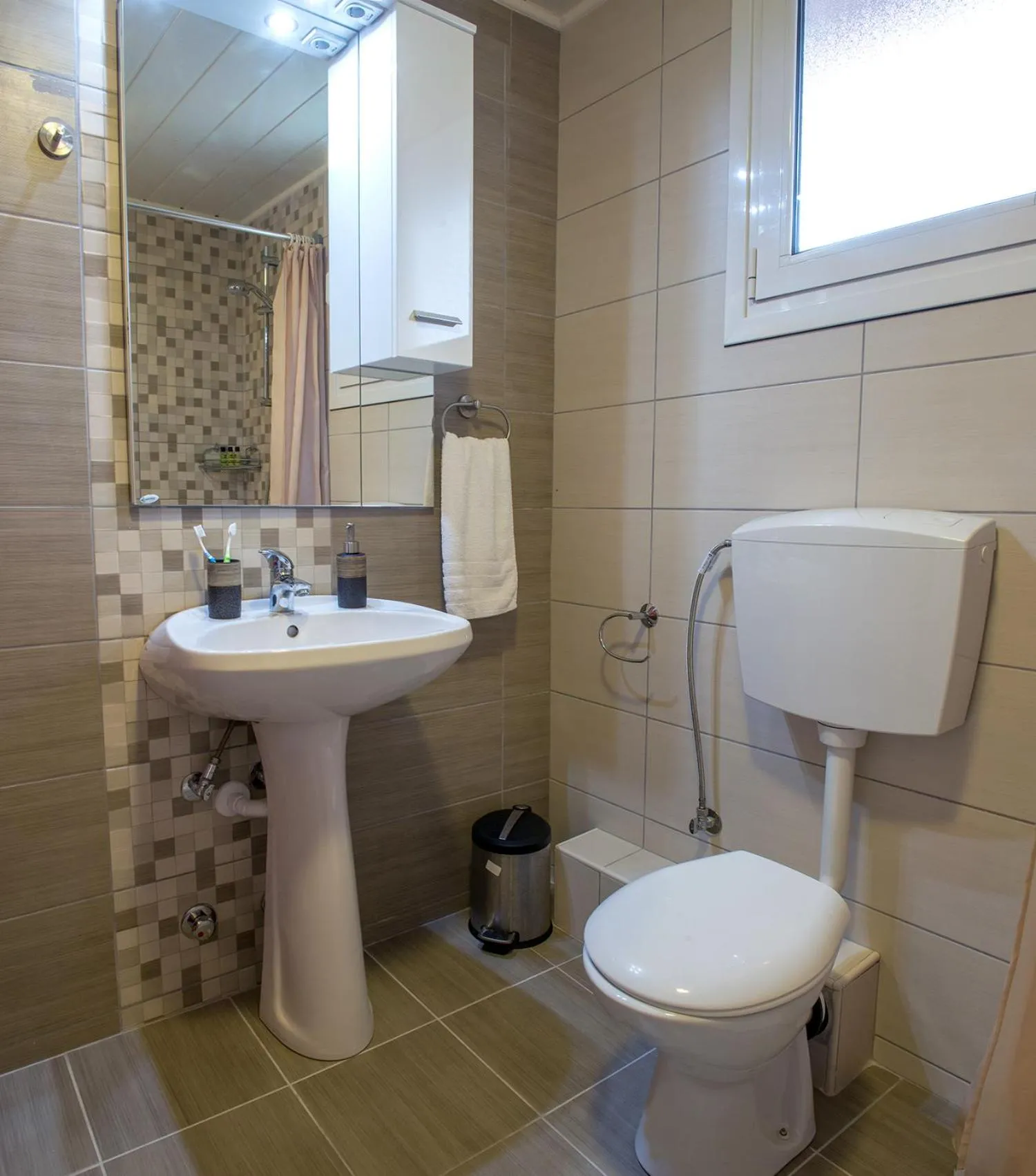 Bathroom in Nepheli Apartments and Studios