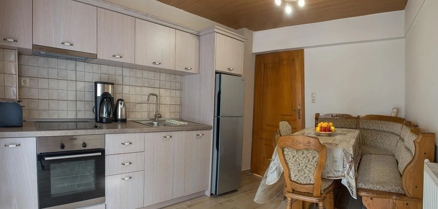 Kitchen or kitchenette in Nepheli Apartments and Studios