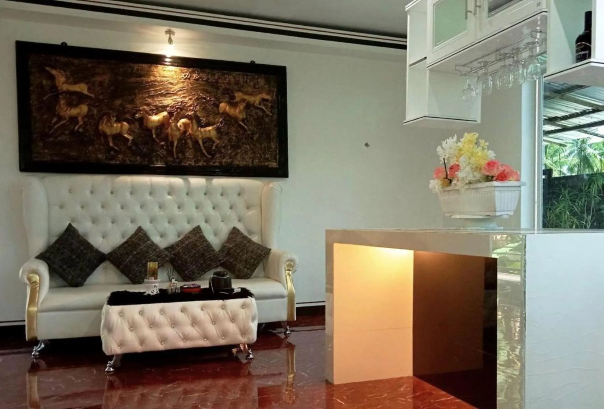 Lobby or reception in KrizLion Hotel