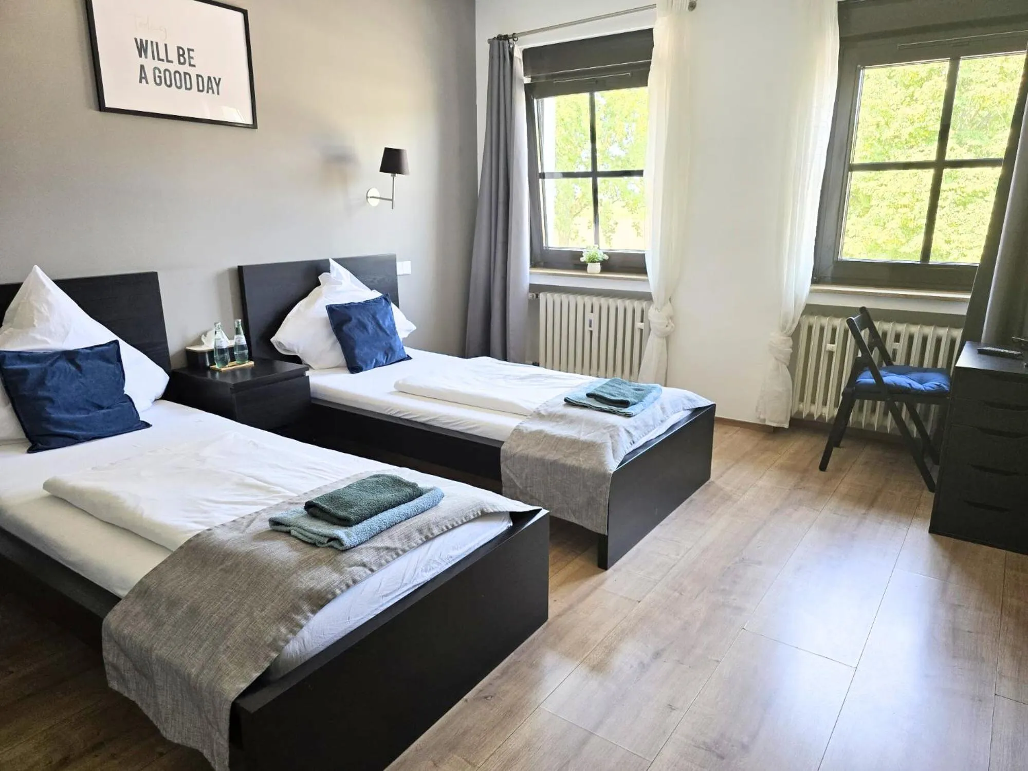 Bed in Rheinländer Seehotel