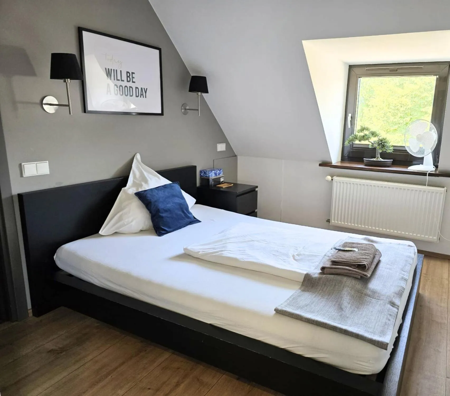 Bed in Rheinländer Seehotel