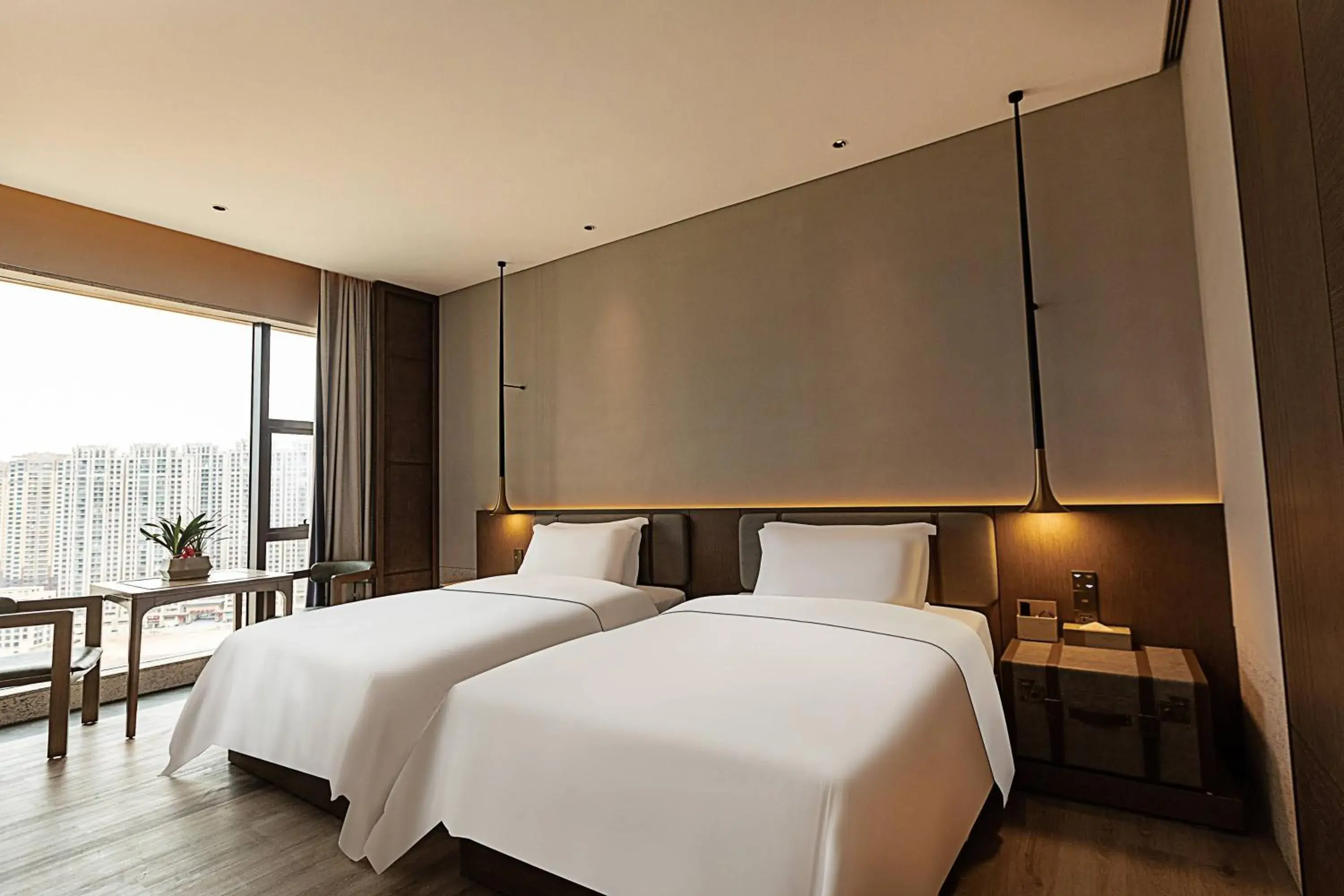 Double Room with City View in Wyndham Garden Gaozhou Double Room with City View in Wyndham Garden Gaozhou