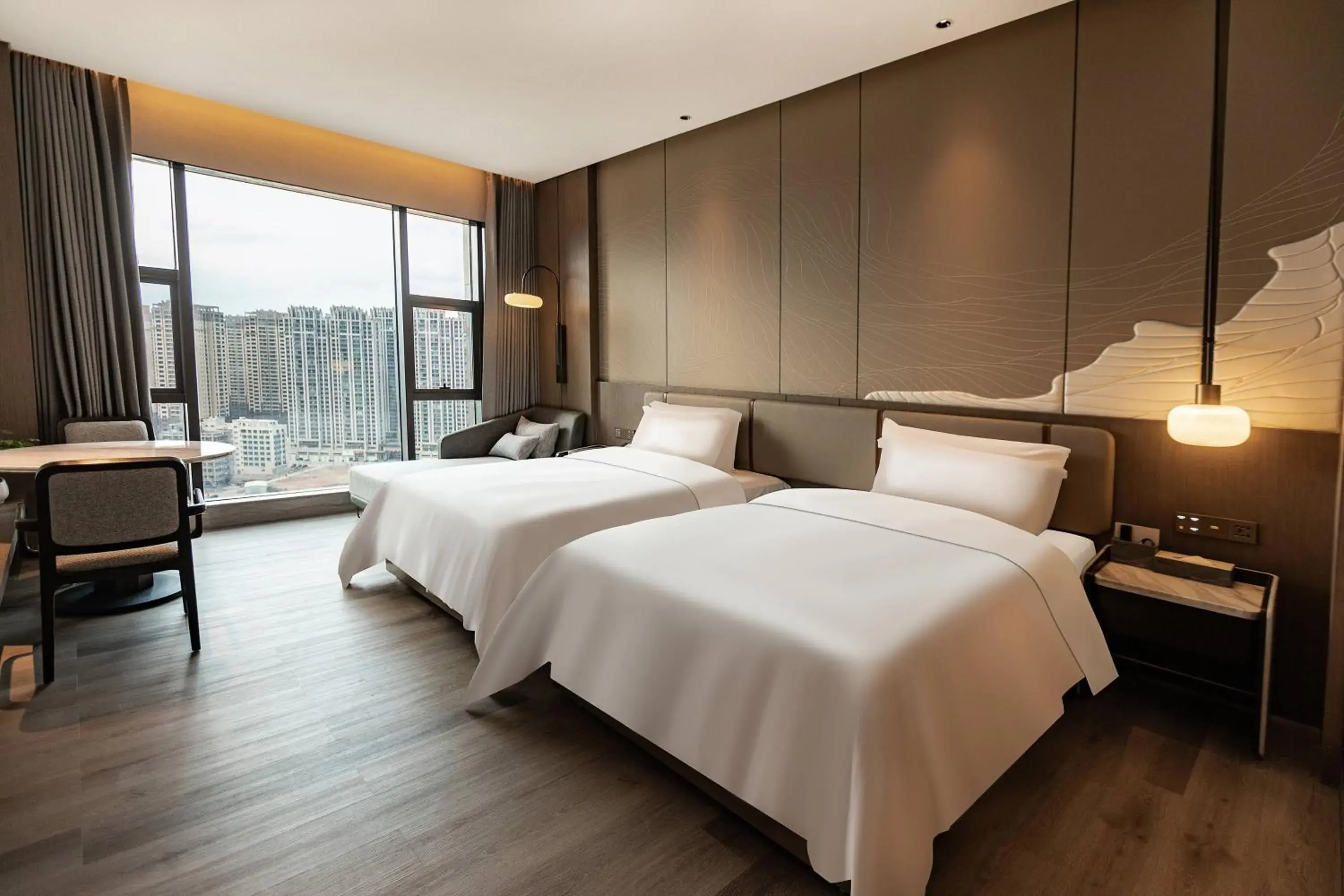 Business Double Room with City View in Wyndham Garden Gaozhou Business Double Room with City View in Wyndham Garden Gaozhou