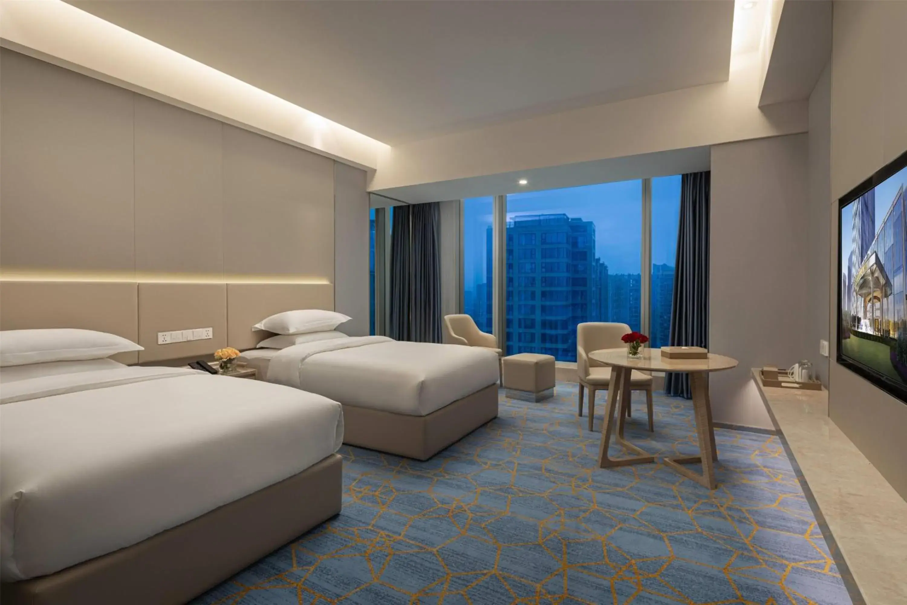 Photo of the whole room, Bed in Wyndham Shaoxing Keqiao Photo of the whole room, Bed in Wyndham Shaoxing Keqiao