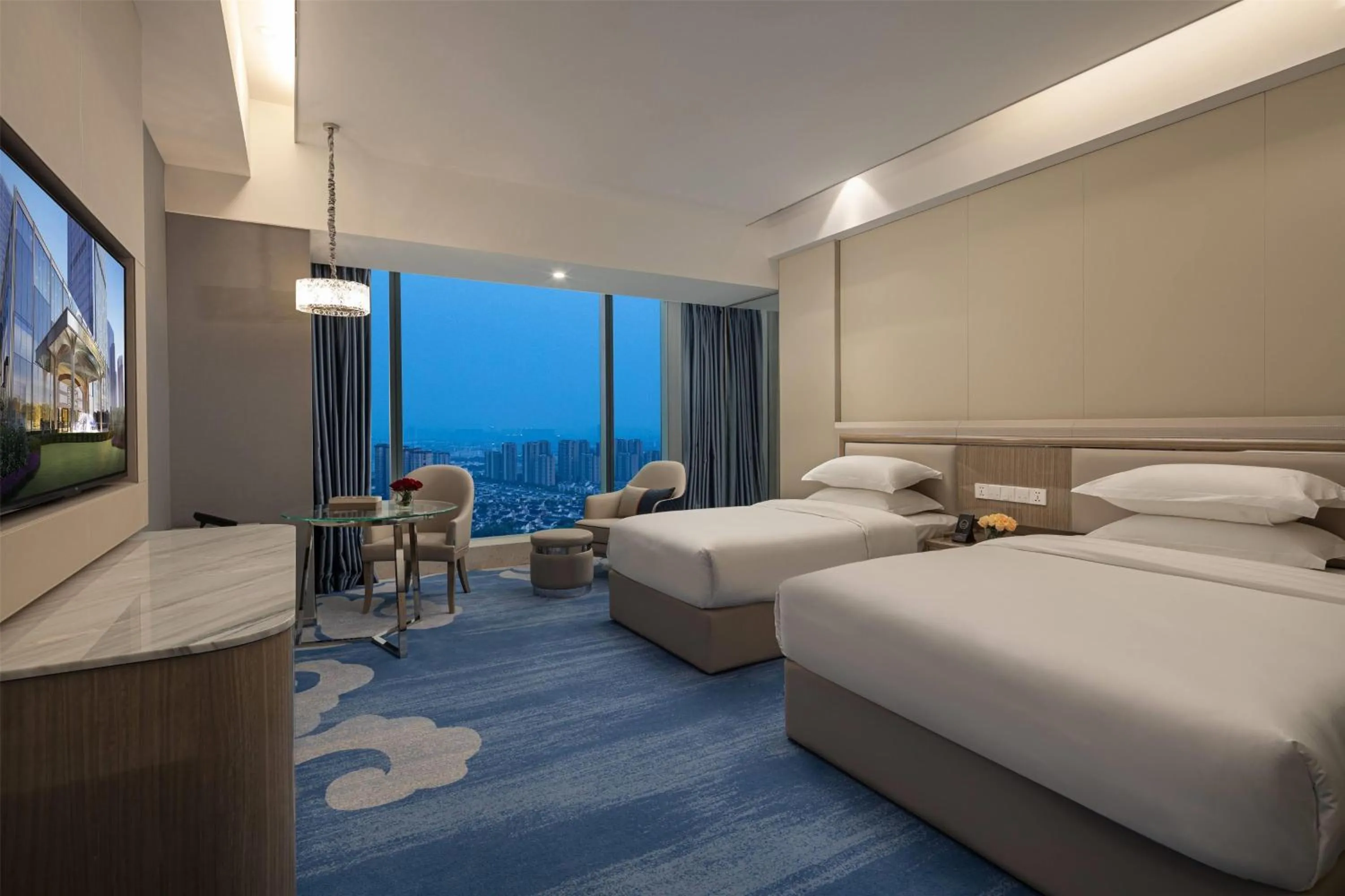 Photo of the whole room, Bed in Wyndham Shaoxing Keqiao