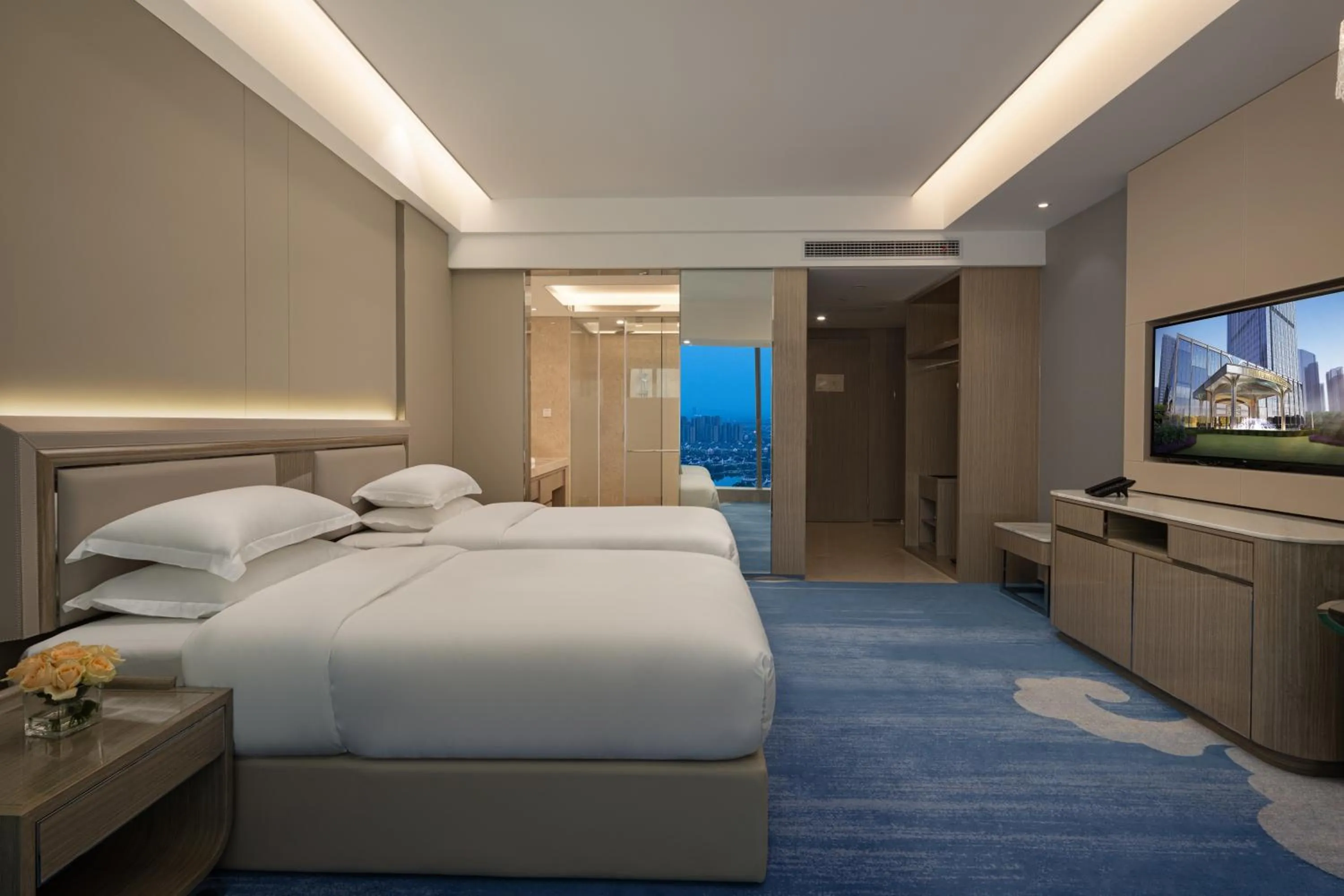 Bed in Wyndham Shaoxing Keqiao