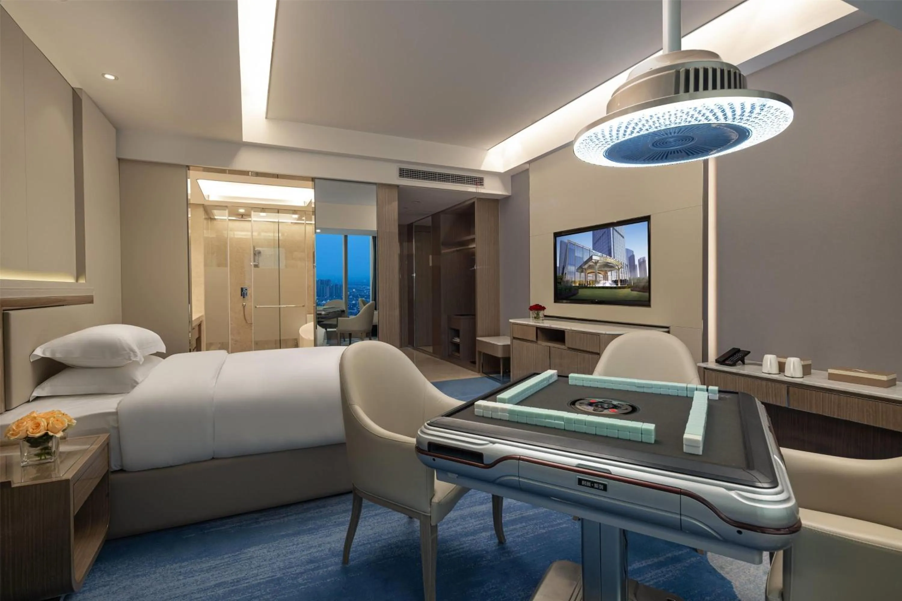 Photo of the whole room, Bed in Wyndham Shaoxing Keqiao