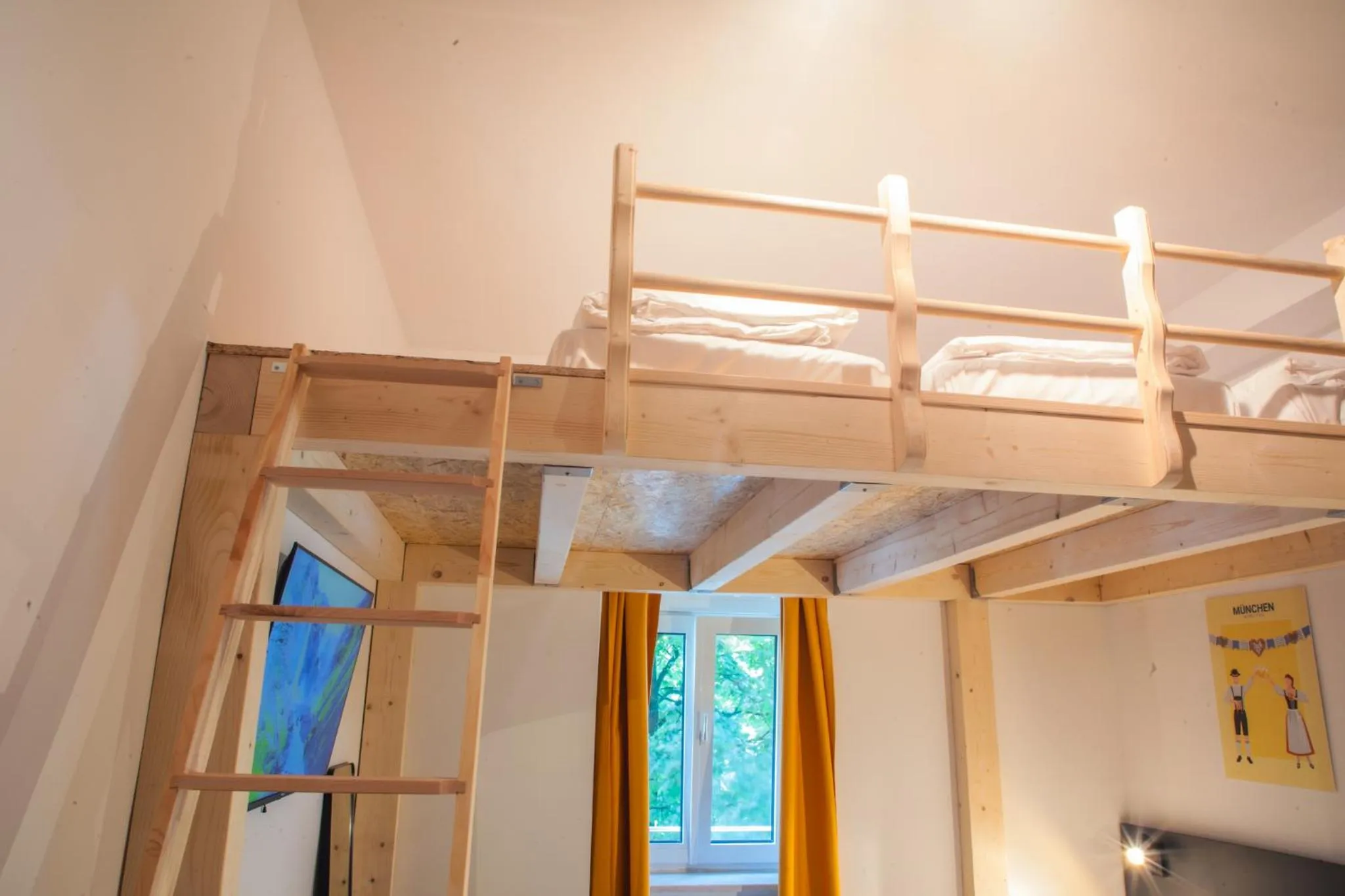 Bed in Servus Apartments by Homaris