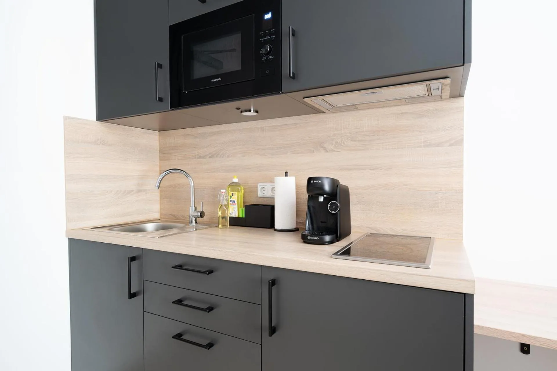 Kitchen or kitchenette in Servus Apartments by Homaris