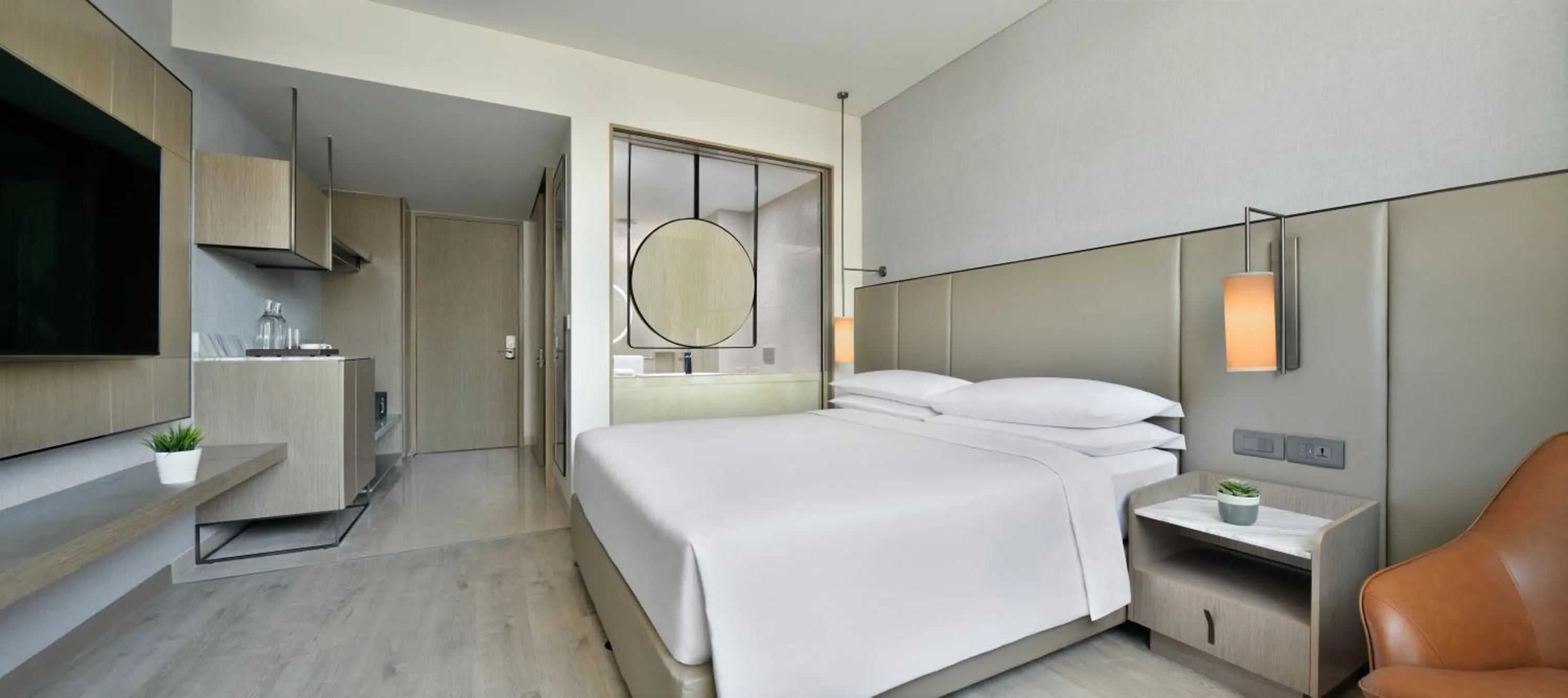 Bed in Marriott Executive Apartments Navi Mumbai