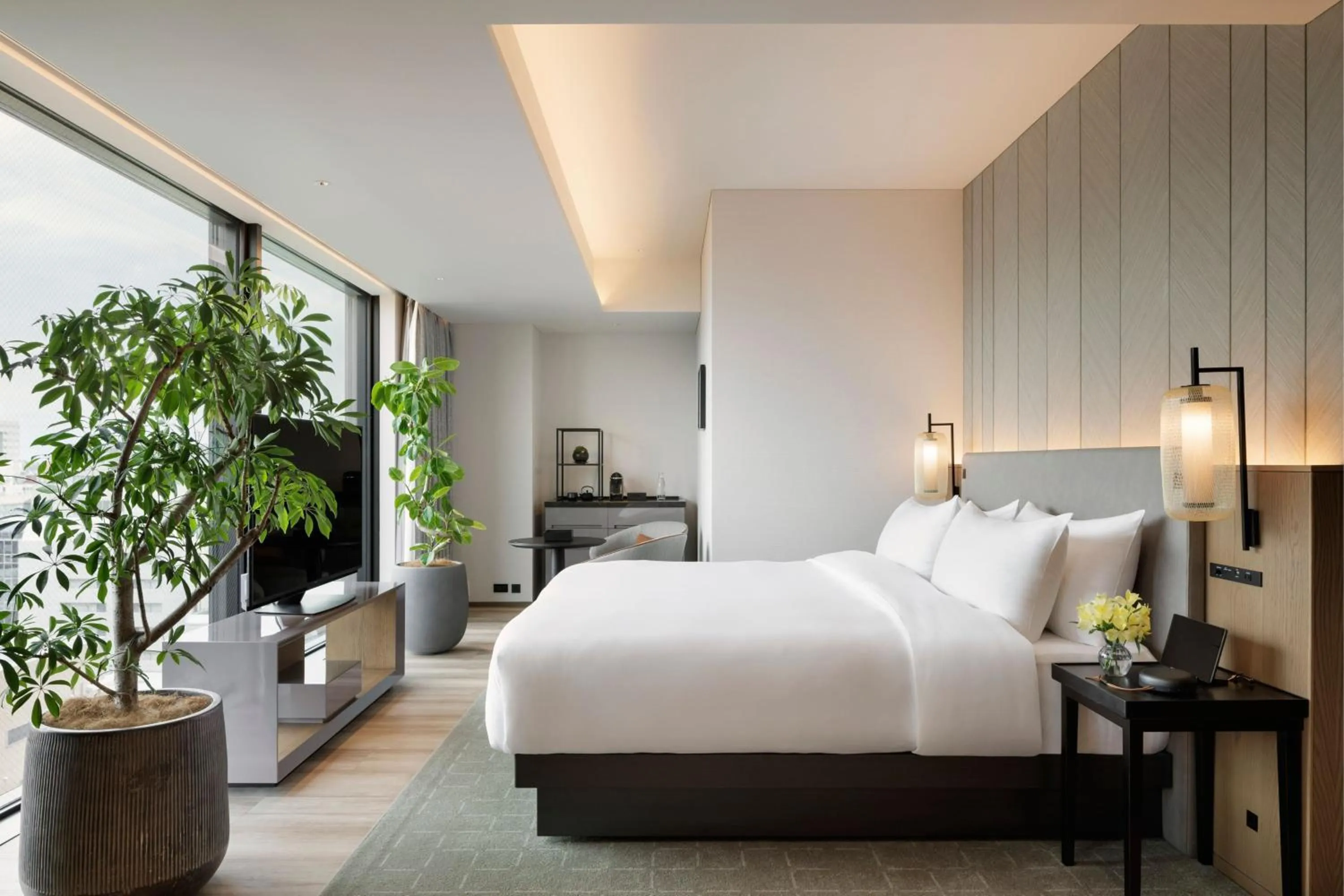 Photo of the whole room, Bed in TIAD, Autograph Collection