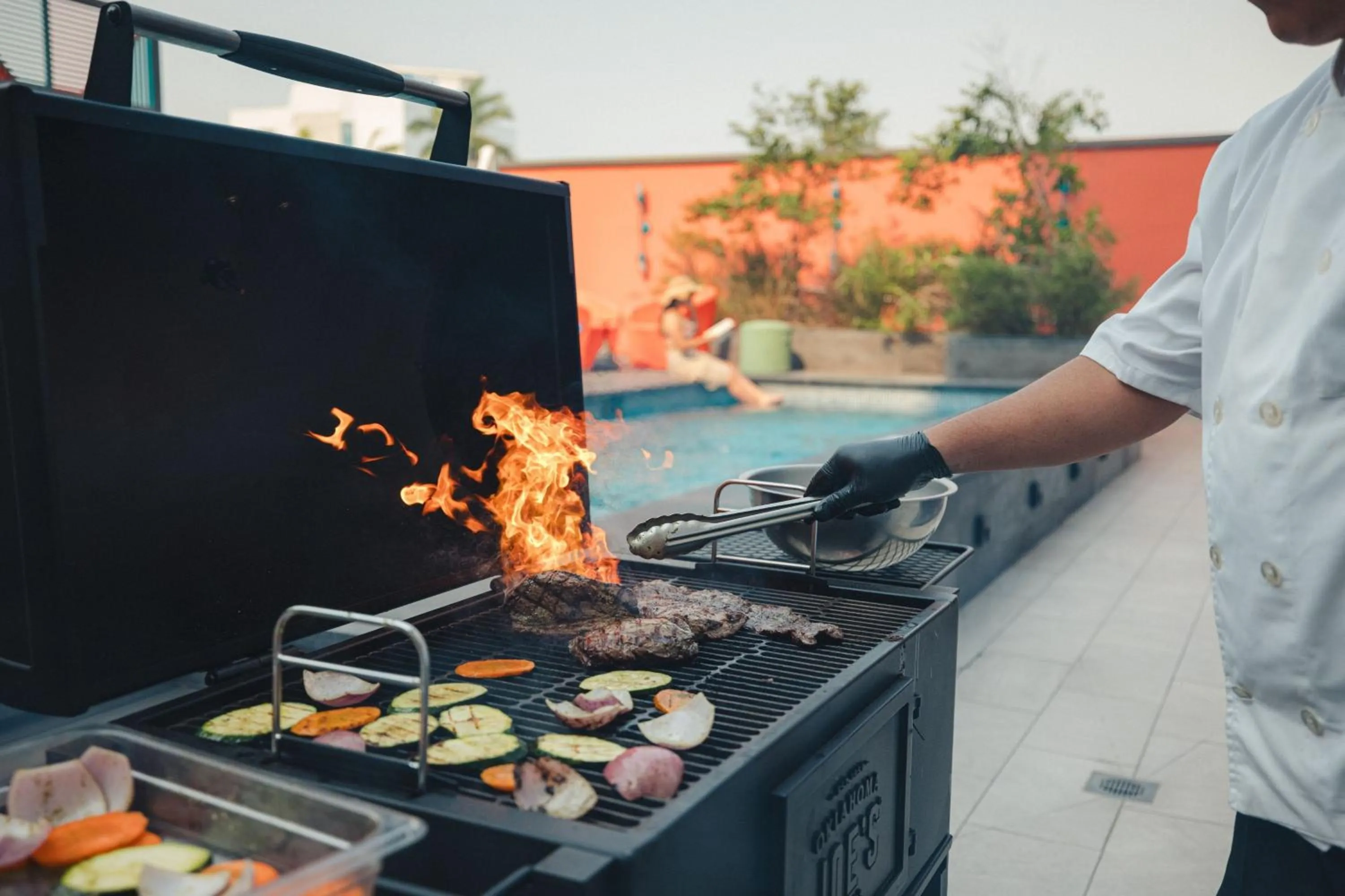 Swimming pool in Aloft San Pedro Sula