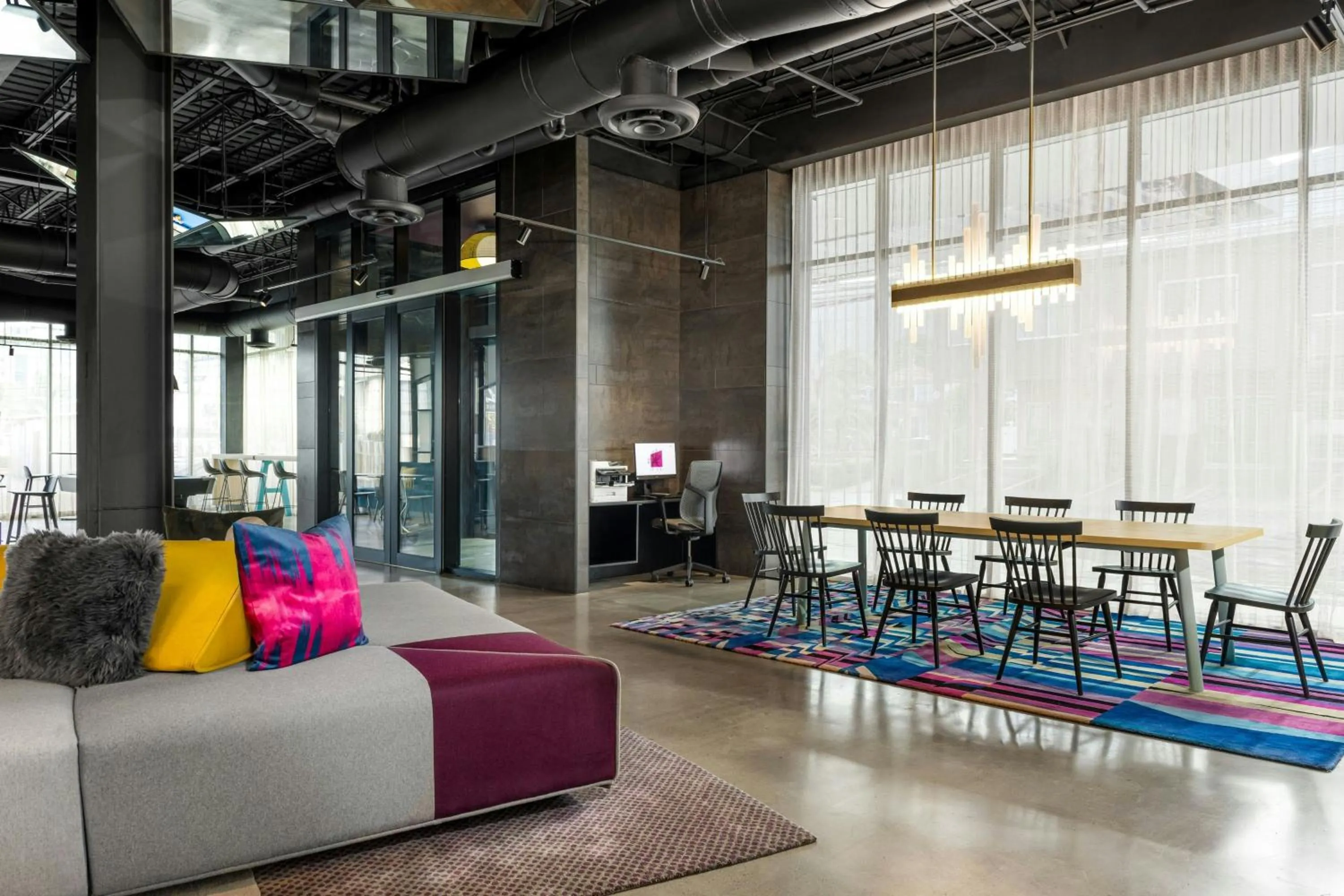 Lobby or reception in Aloft San Pedro Sula
