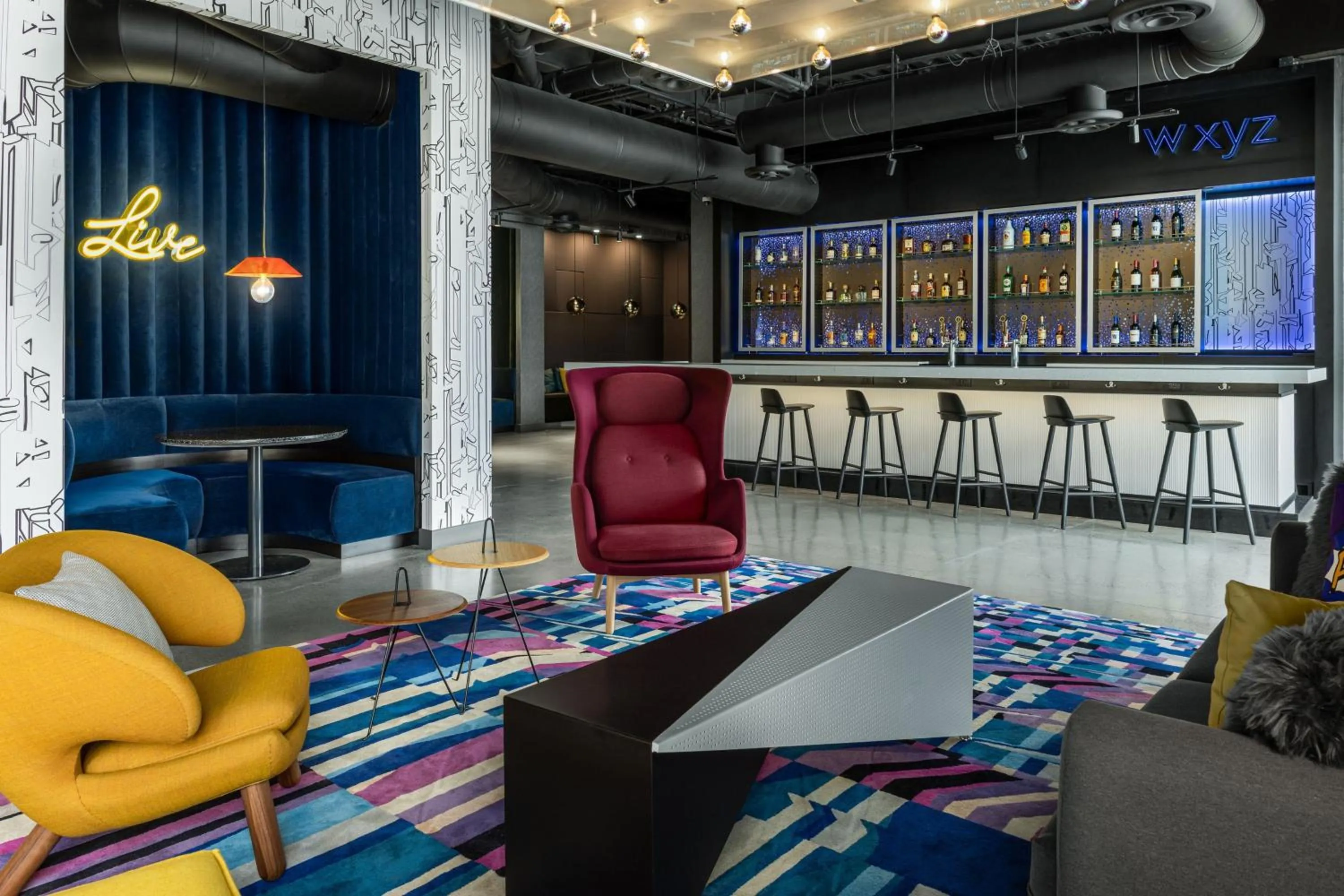 Lounge or bar in Aloft San Pedro Sula