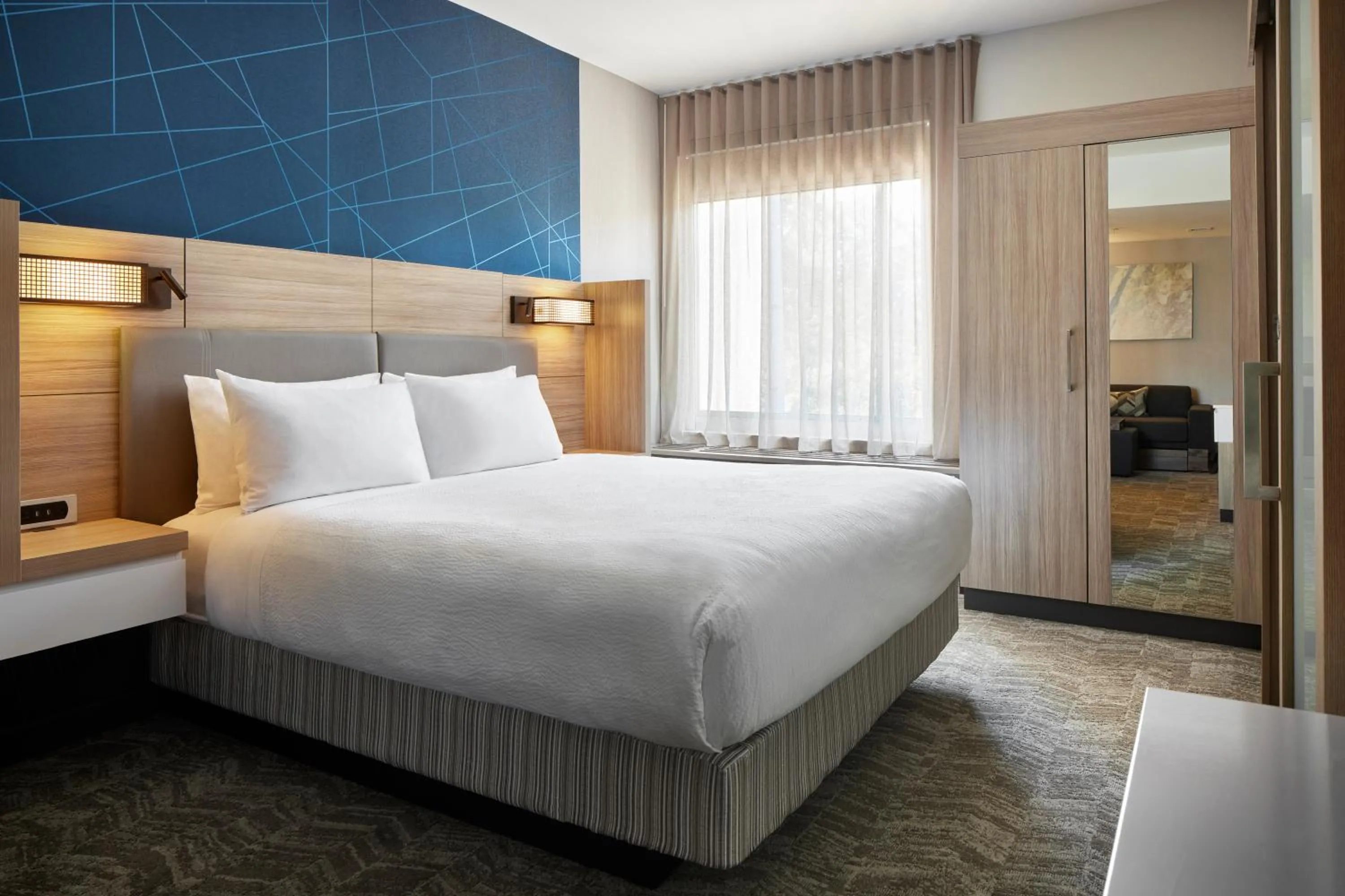 Bedroom, Bed in SpringHill Suites by Marriott Frederica