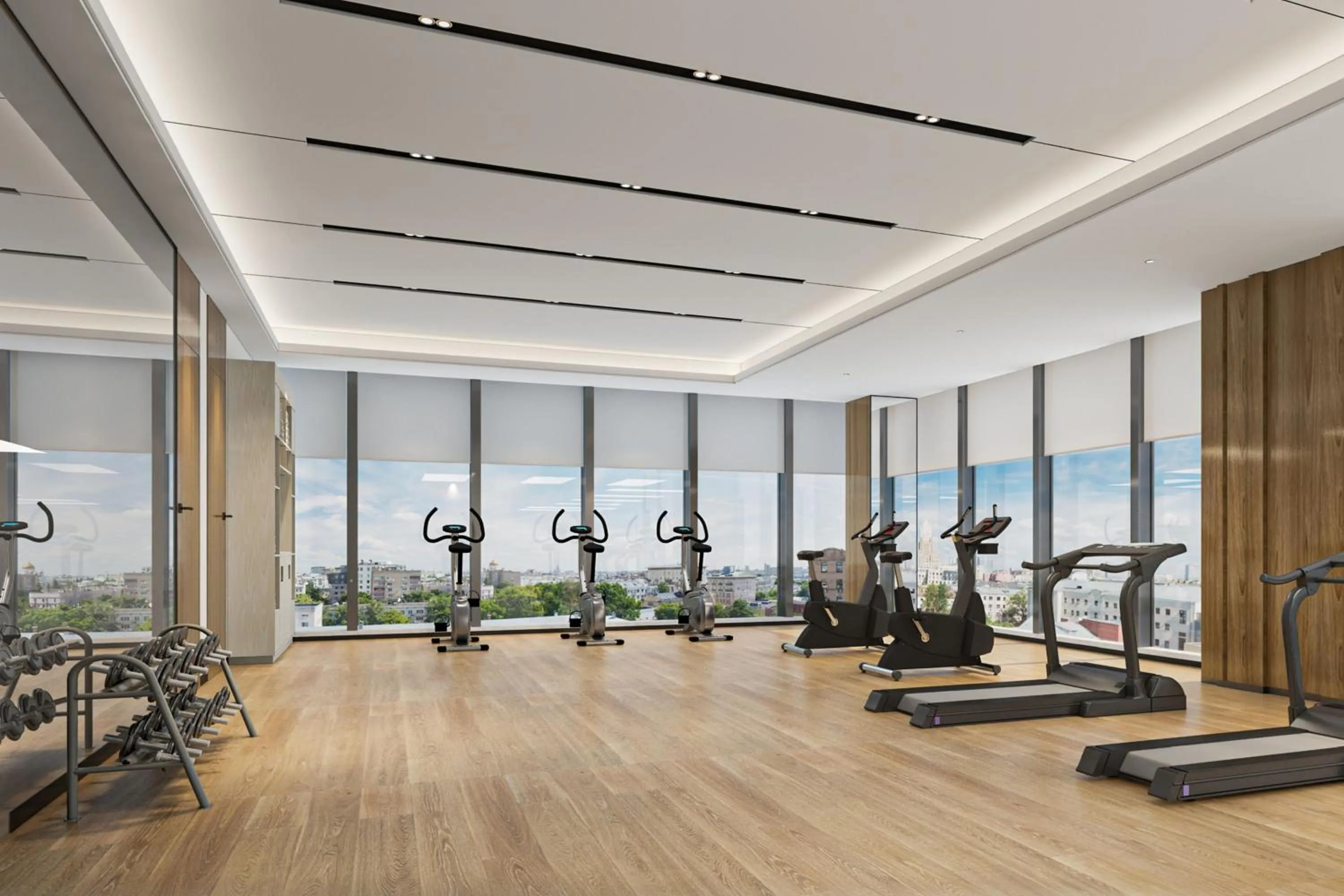 Fitness centre/facilities in Fairfield by Marriott Zibo