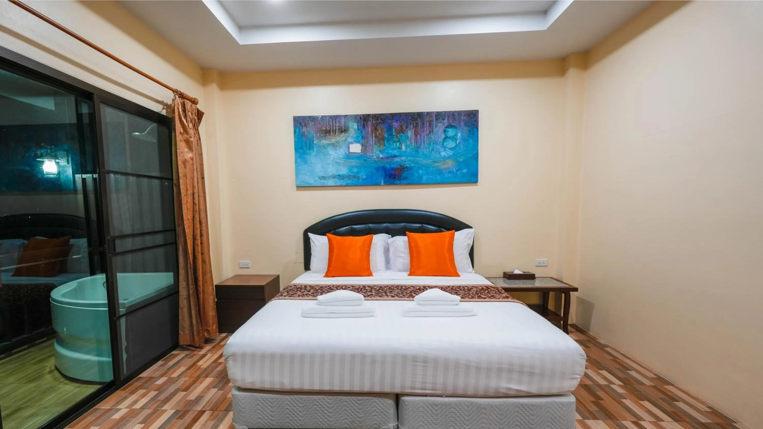 Bed in So View Phuket Resort