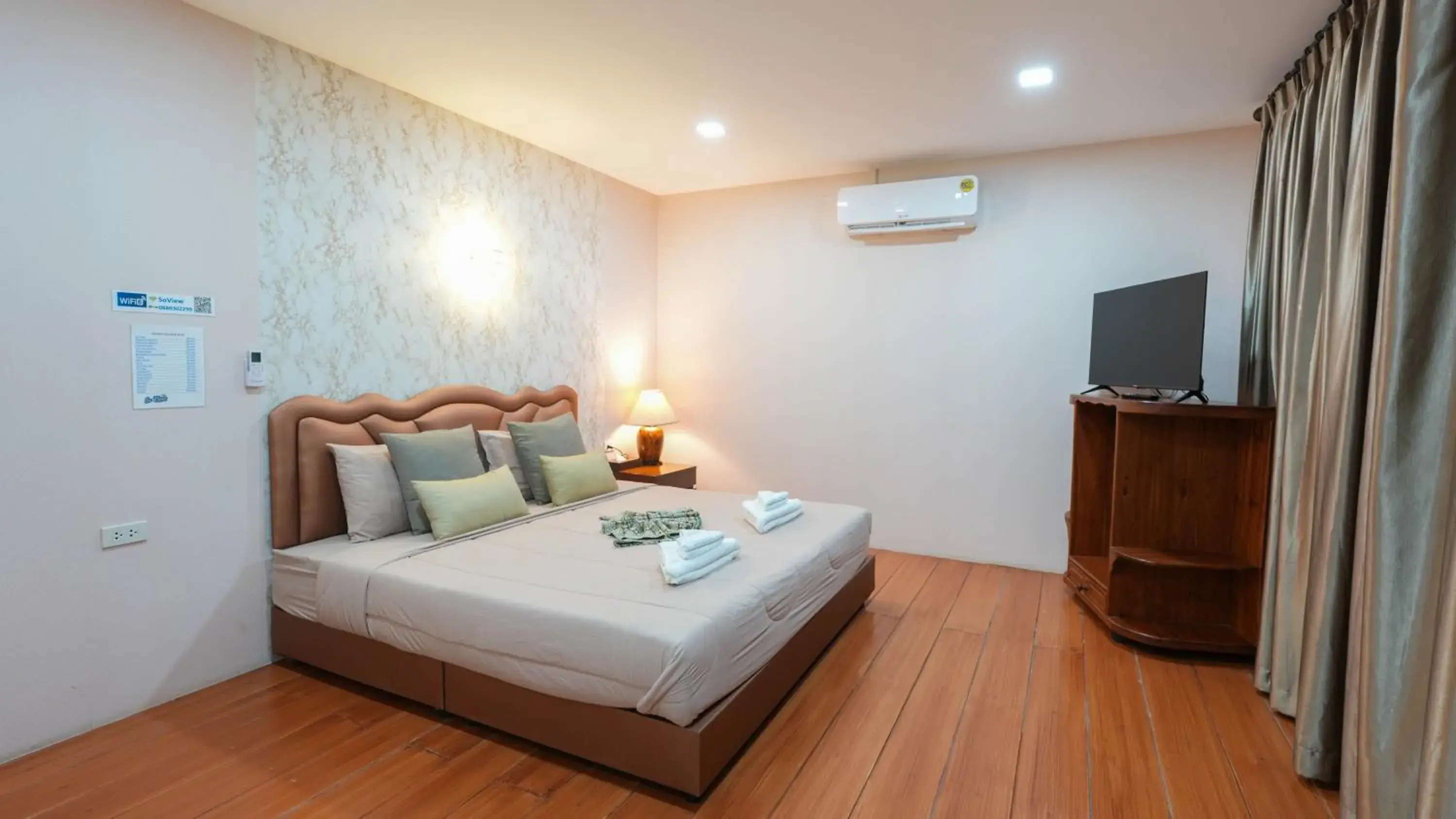 TV and multimedia, Bed in So View Phuket Resort TV and multimedia, Bed in So View Phuket Resort