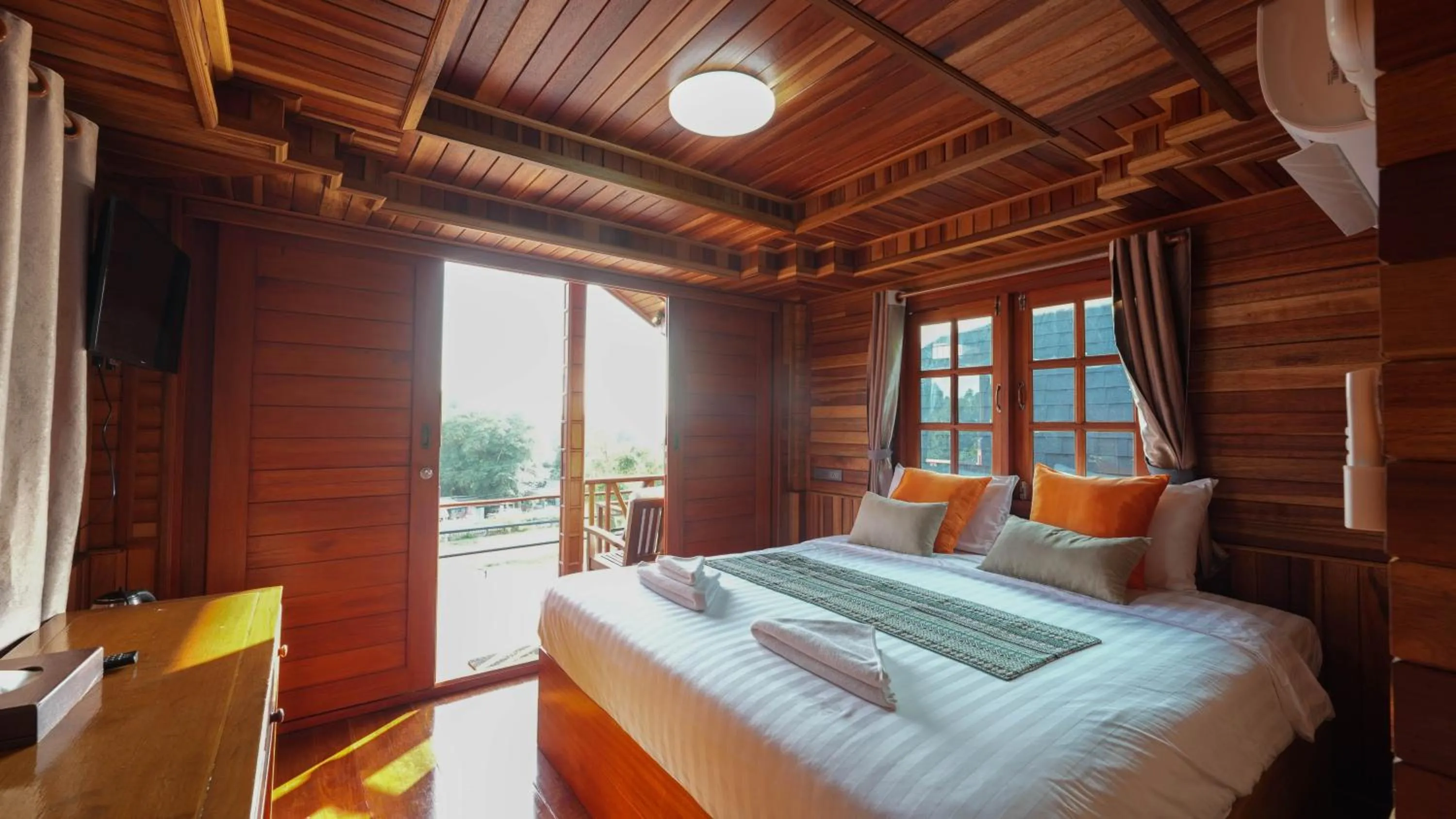 Bed in So View Phuket Resort