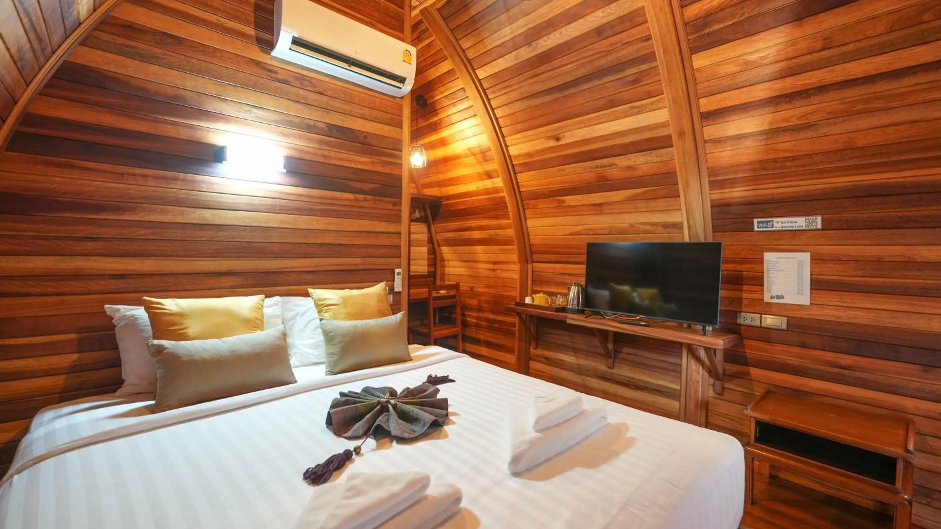 Bed in So View Phuket Resort