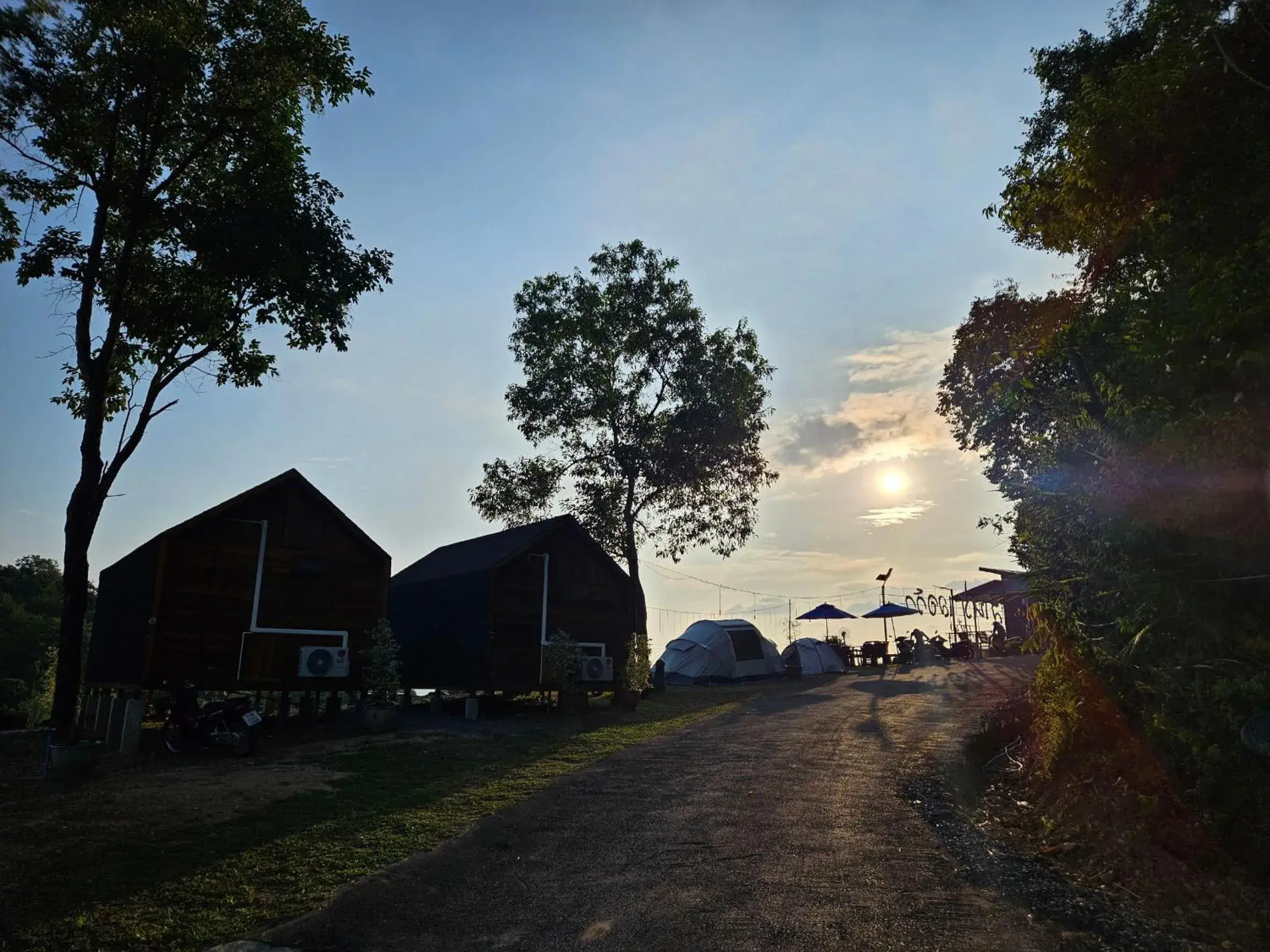 Quiet street view in So View Phuket Resort Quiet street view in So View Phuket Resort