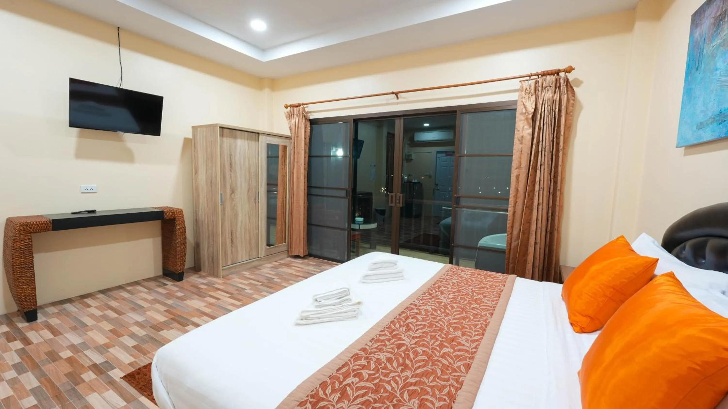 Bed in So View Phuket Resort