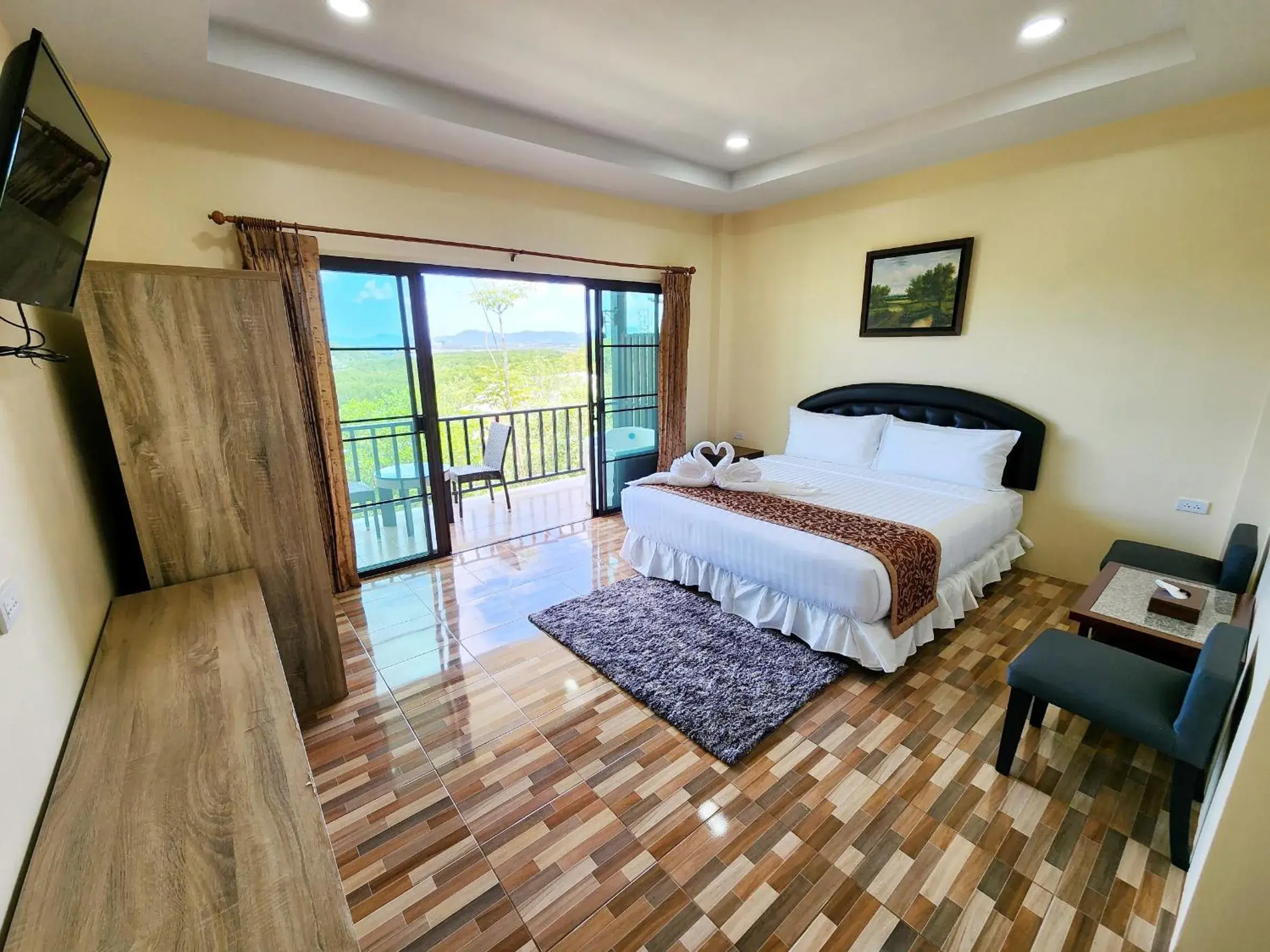 TV and multimedia, Bed in So View Phuket Resort TV and multimedia, Bed in So View Phuket Resort