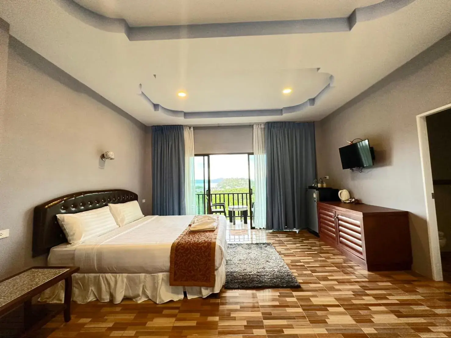 Bed in So View Phuket Resort Bed in So View Phuket Resort