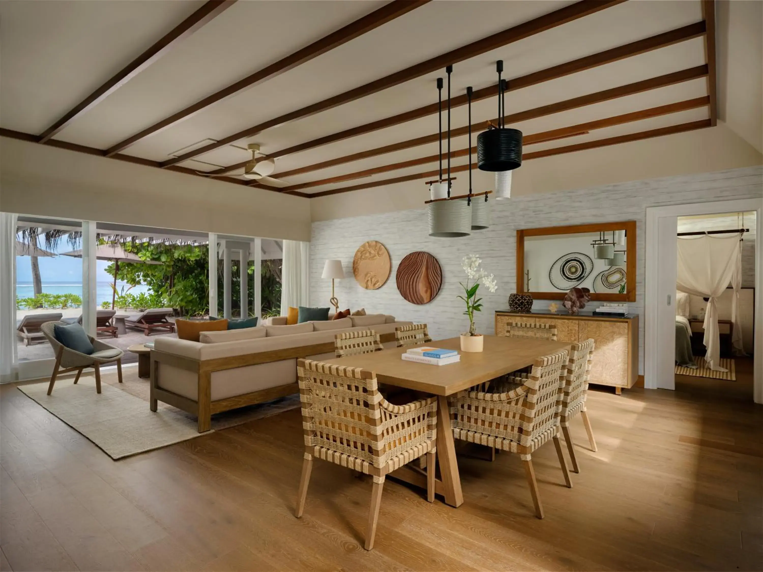 Three Bedroom Beach Villa Suite with Pool in Six Senses Kanuhura Three Bedroom Beach Villa Suite with Pool in Six Senses Kanuhura