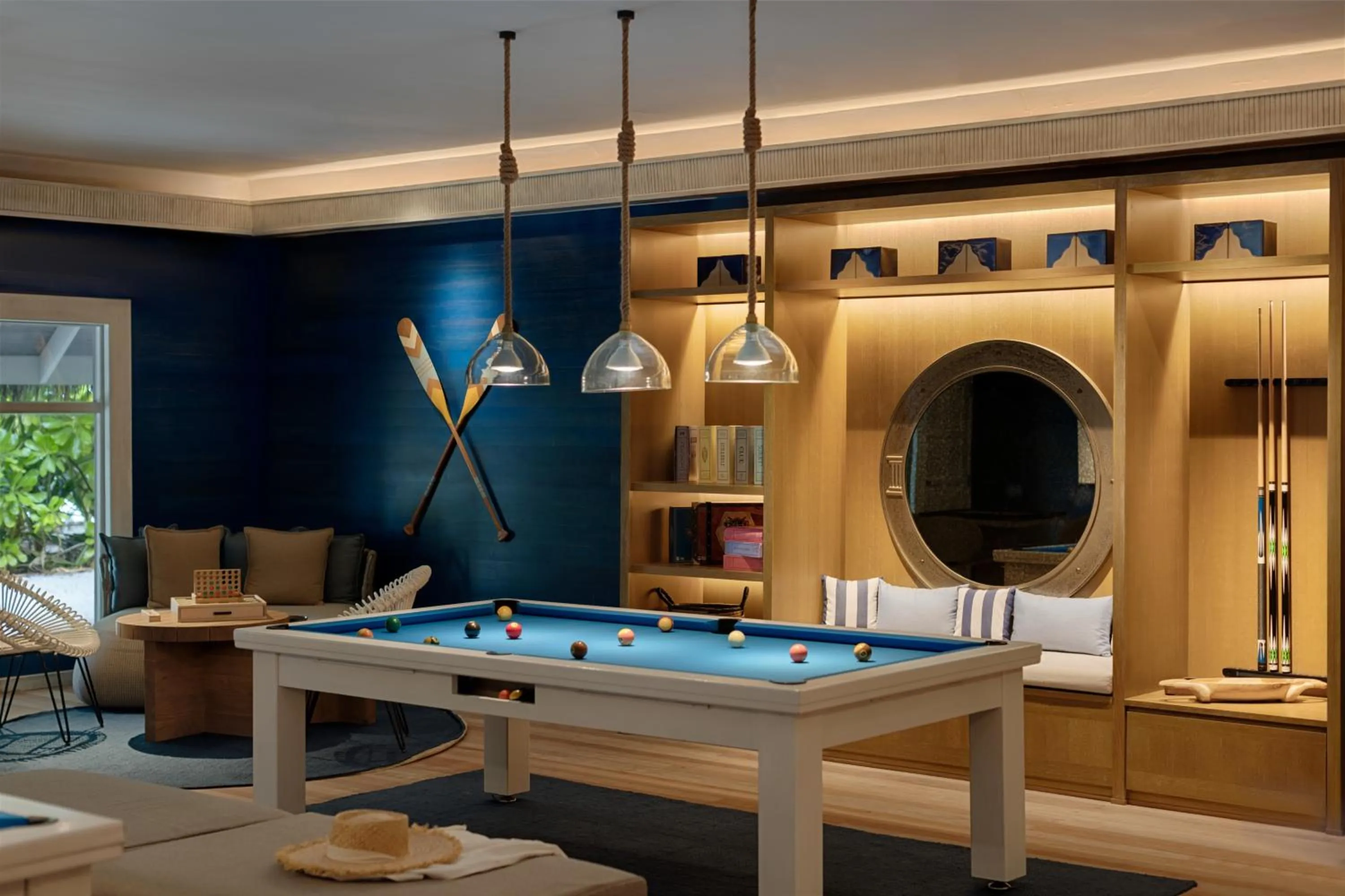 Game Room in Six Senses Kanuhura