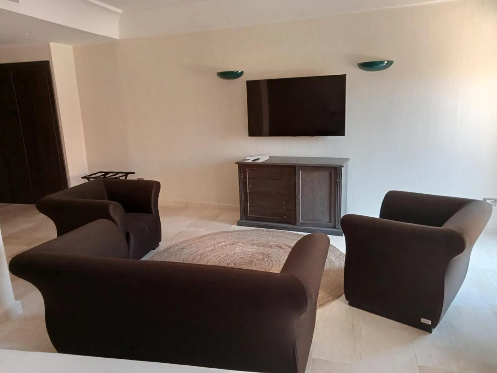 Living room in Hotel Cala Lunga