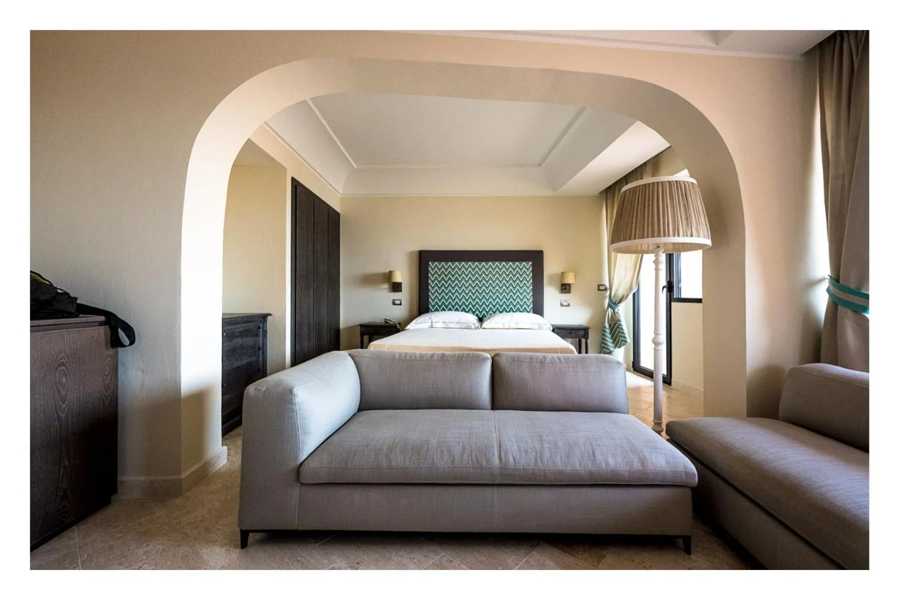 Bed in Hotel Cala Lunga