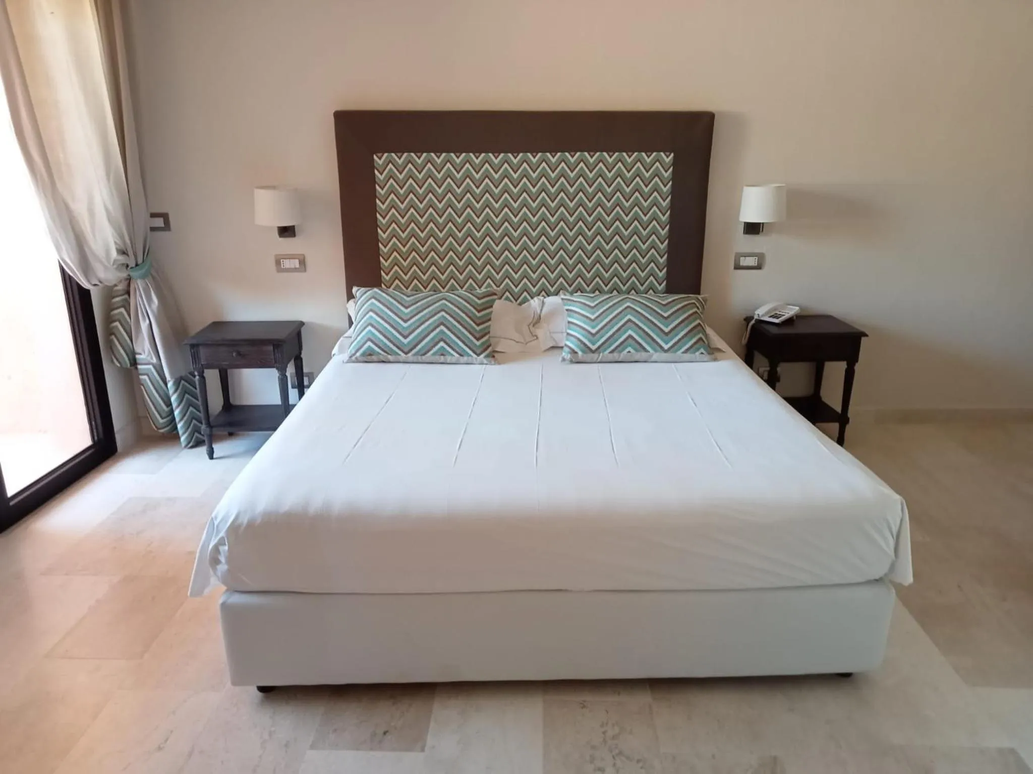 Bed in Hotel Cala Lunga