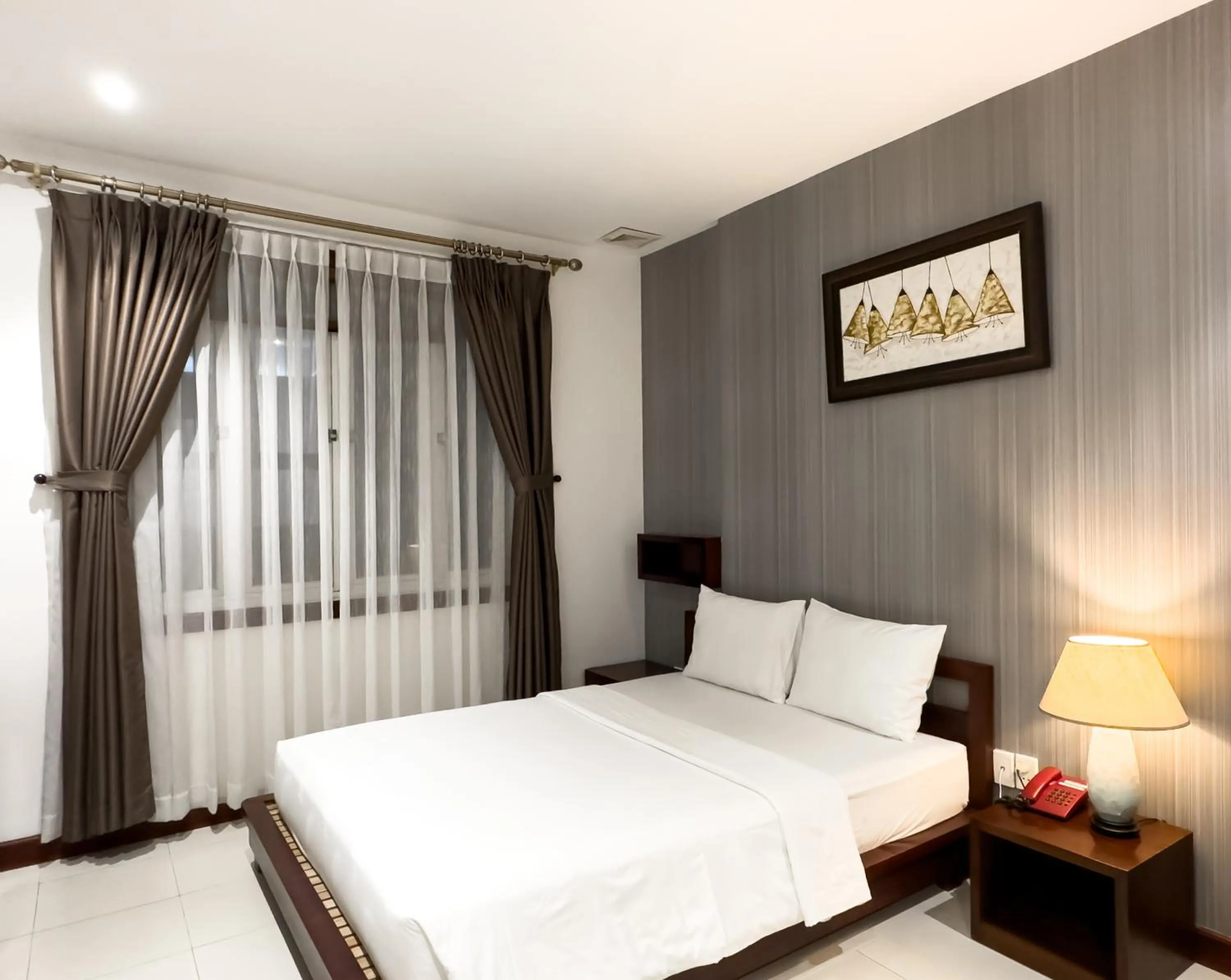 Bedroom, Bed in Hoang Yen Hotel Near SECC - Phu My Hung