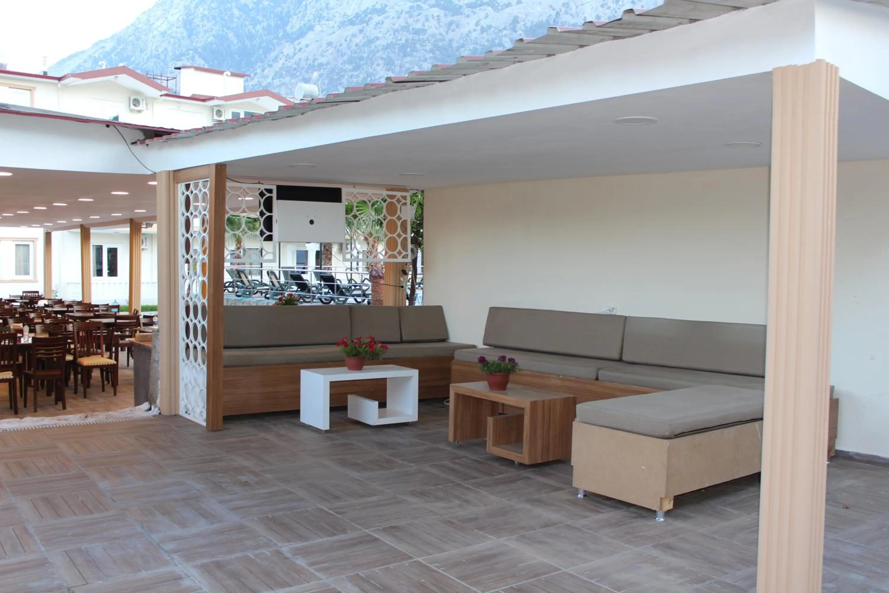 Seating area in Hotel Gold Stone