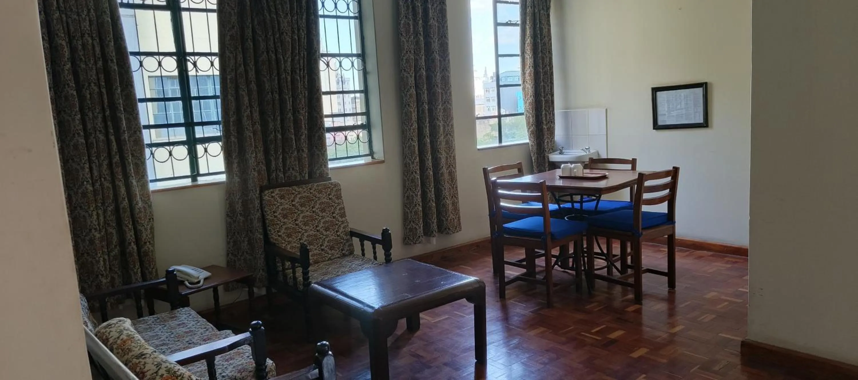 Seating area in Kenya Comfort Hotel