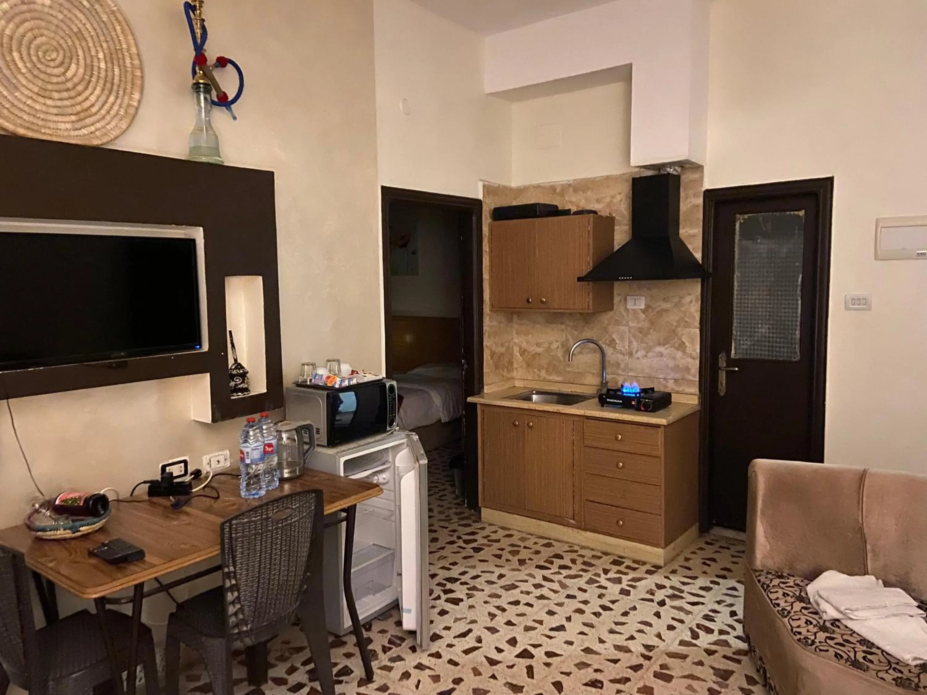 Bed in Madaba Mesha Stele Bedoiun Apartments