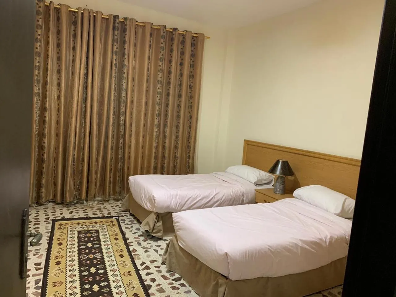 Bed in Madaba Mesha Stele Bedoiun Apartments