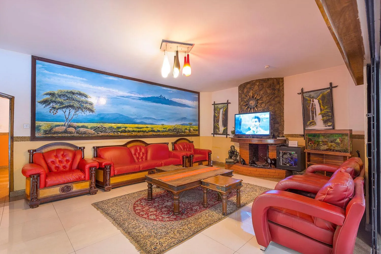 Communal lounge/ TV room in Comfort Gardens