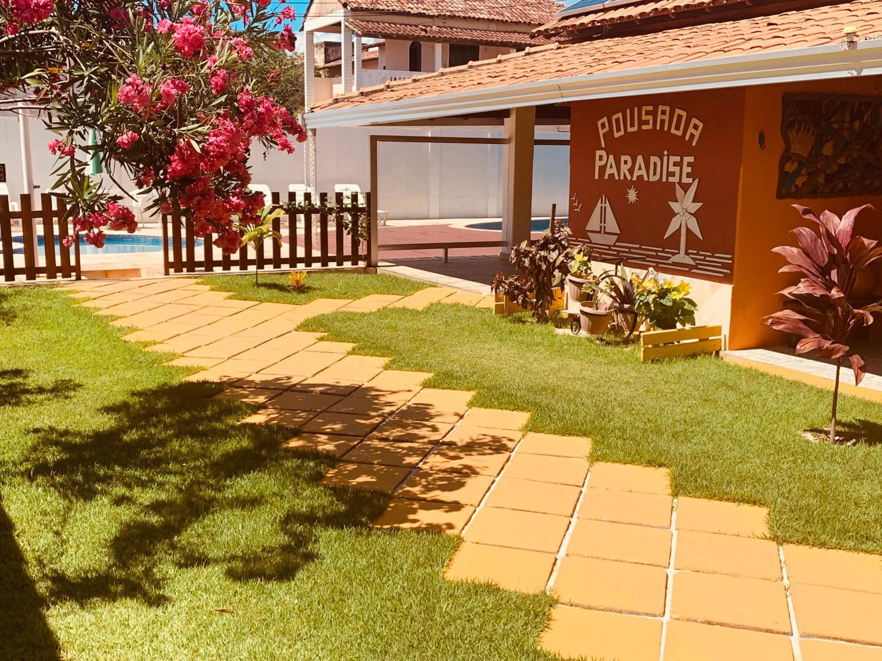 Garden in Pousada Paradise