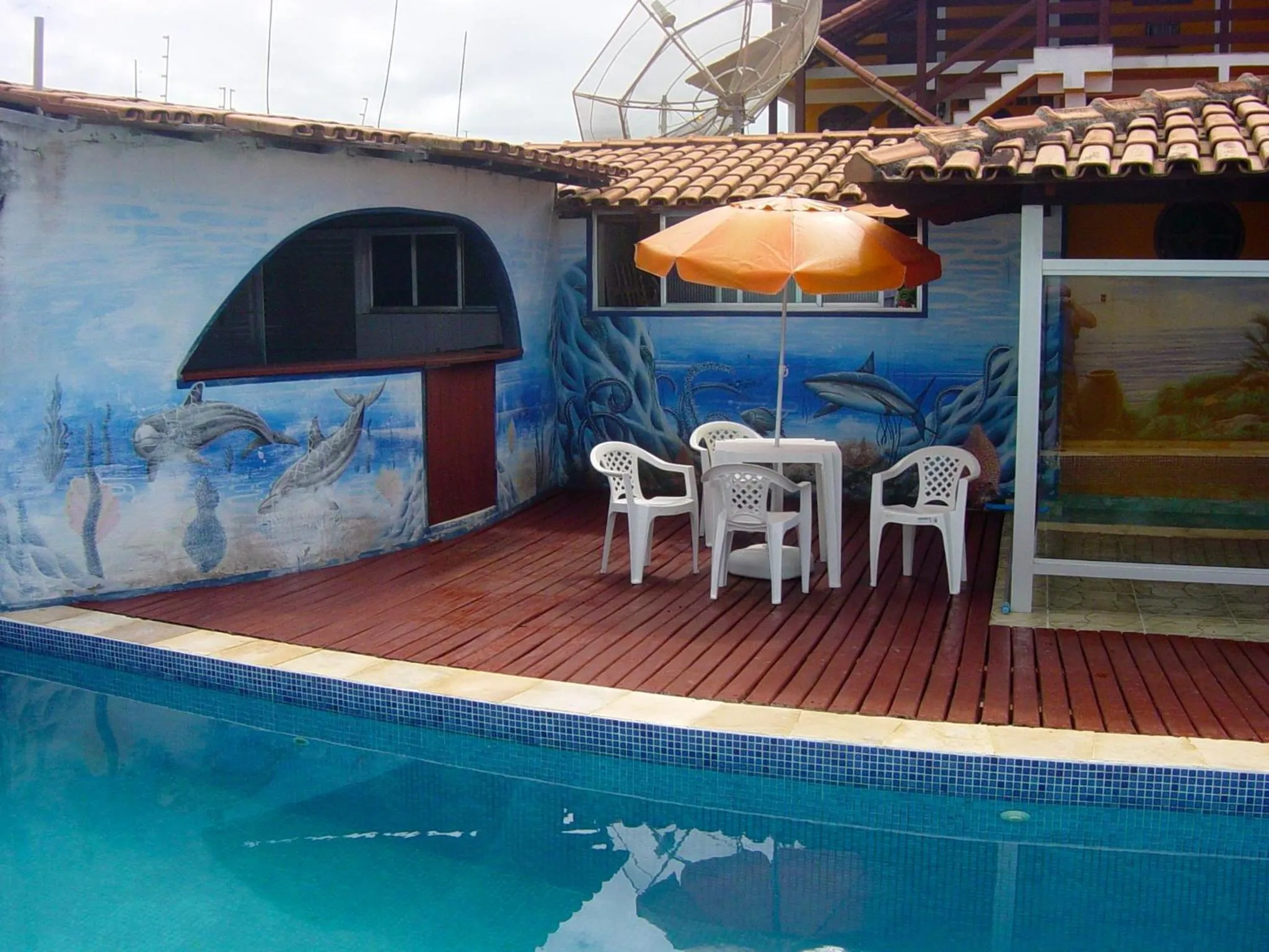 Patio in Pousada Paradise