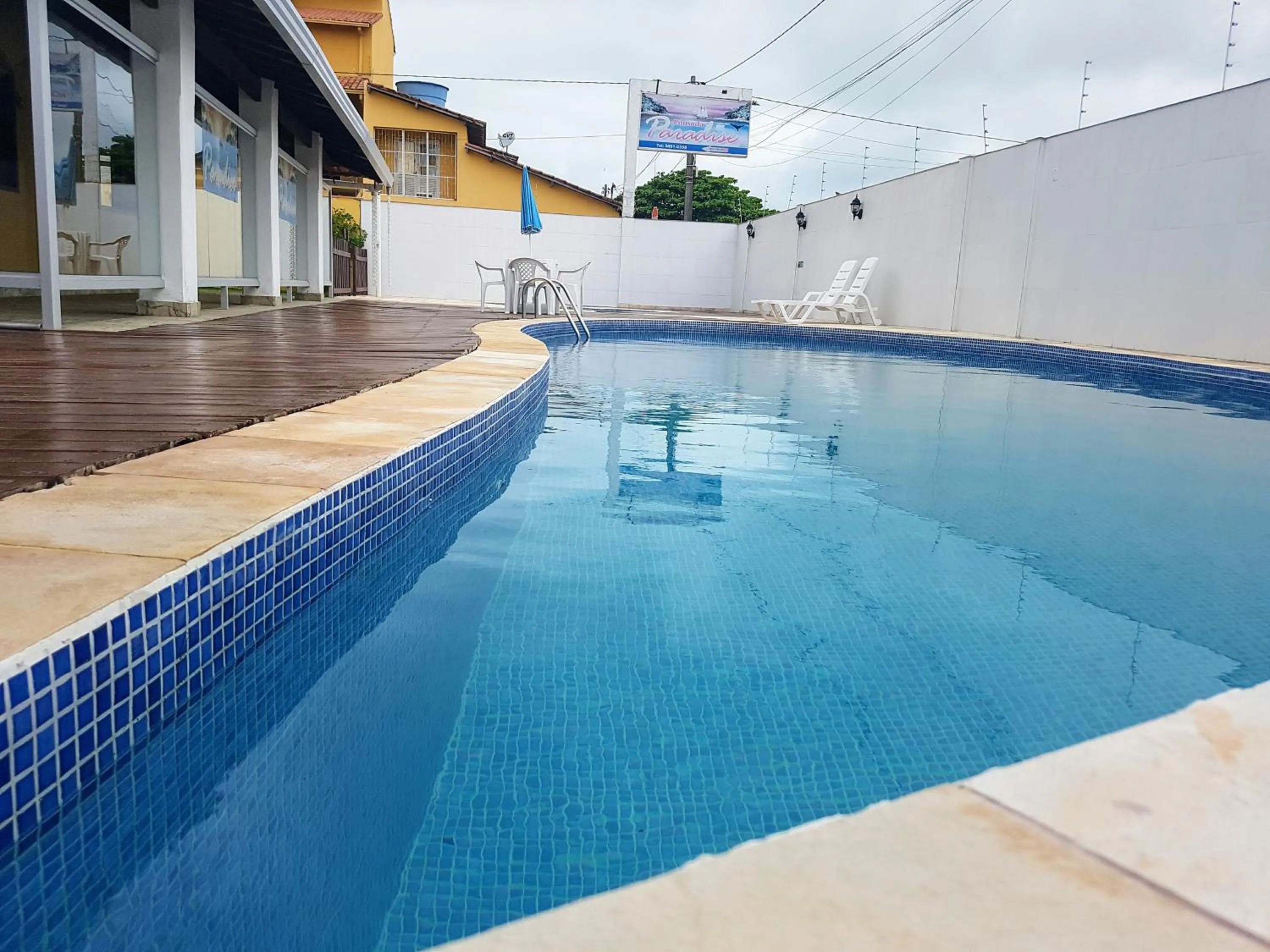 Pool view in Pousada Paradise