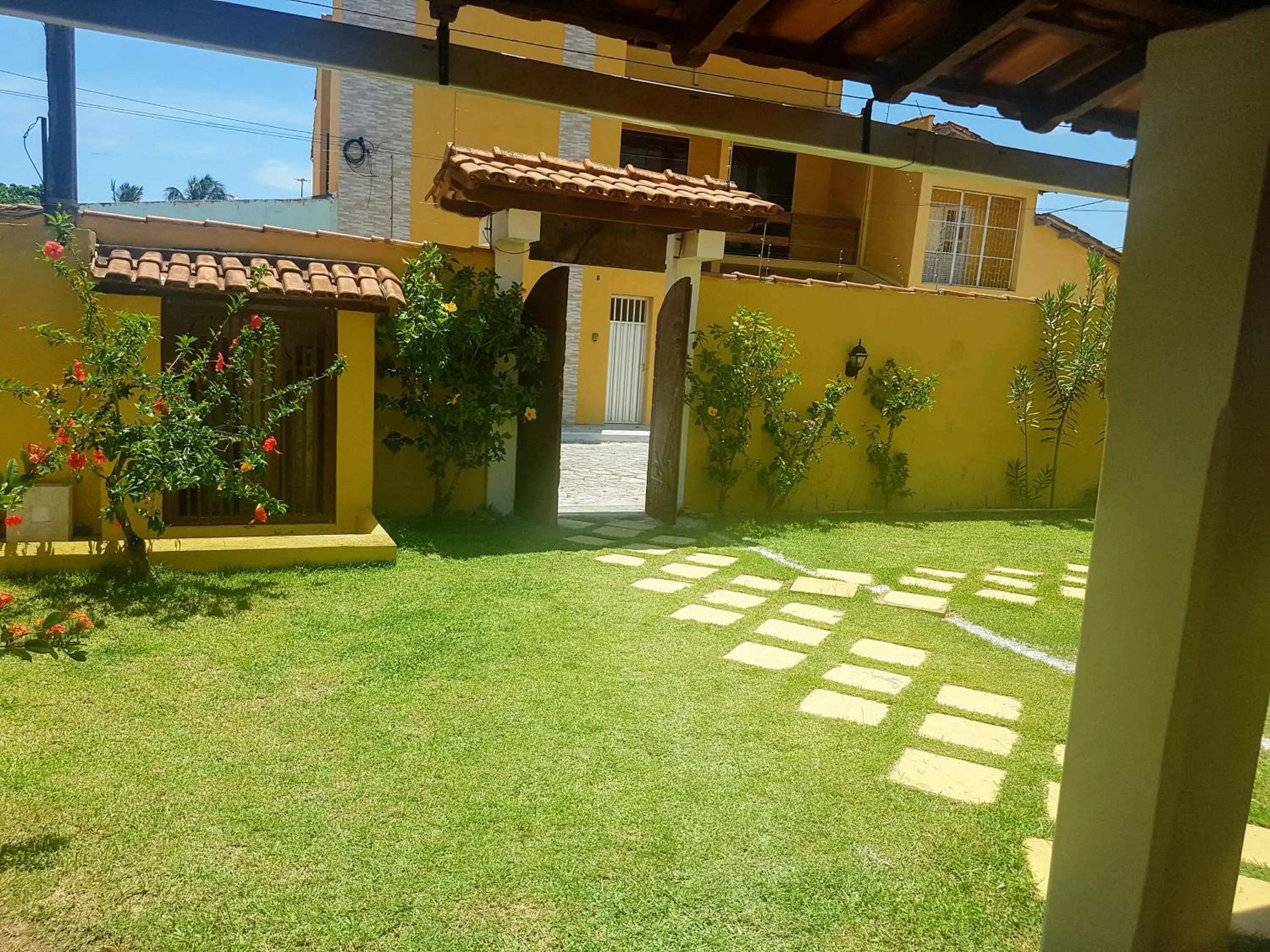 Garden view in Pousada Paradise