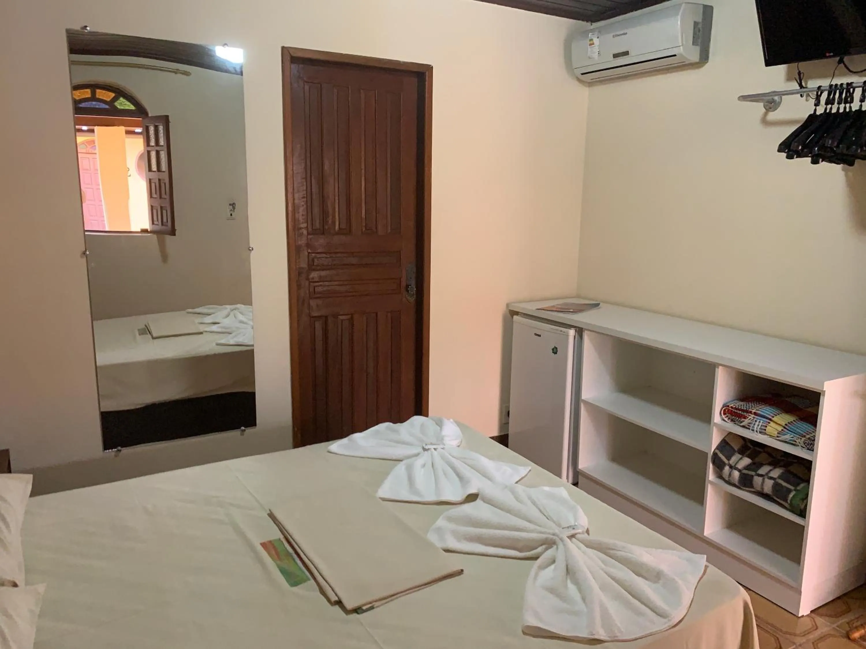 Bed in Pousada Paradise