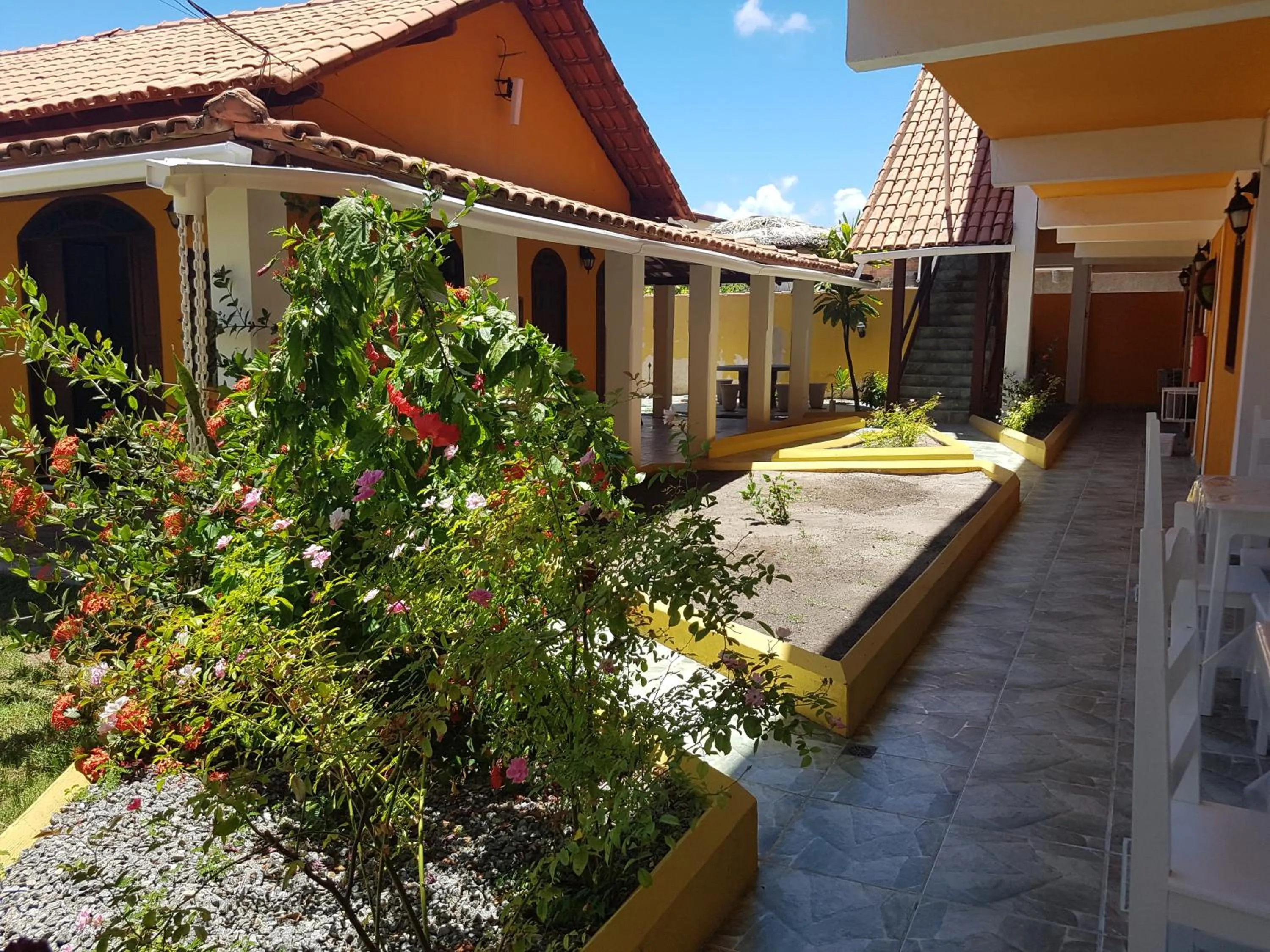 Garden view in Pousada Paradise