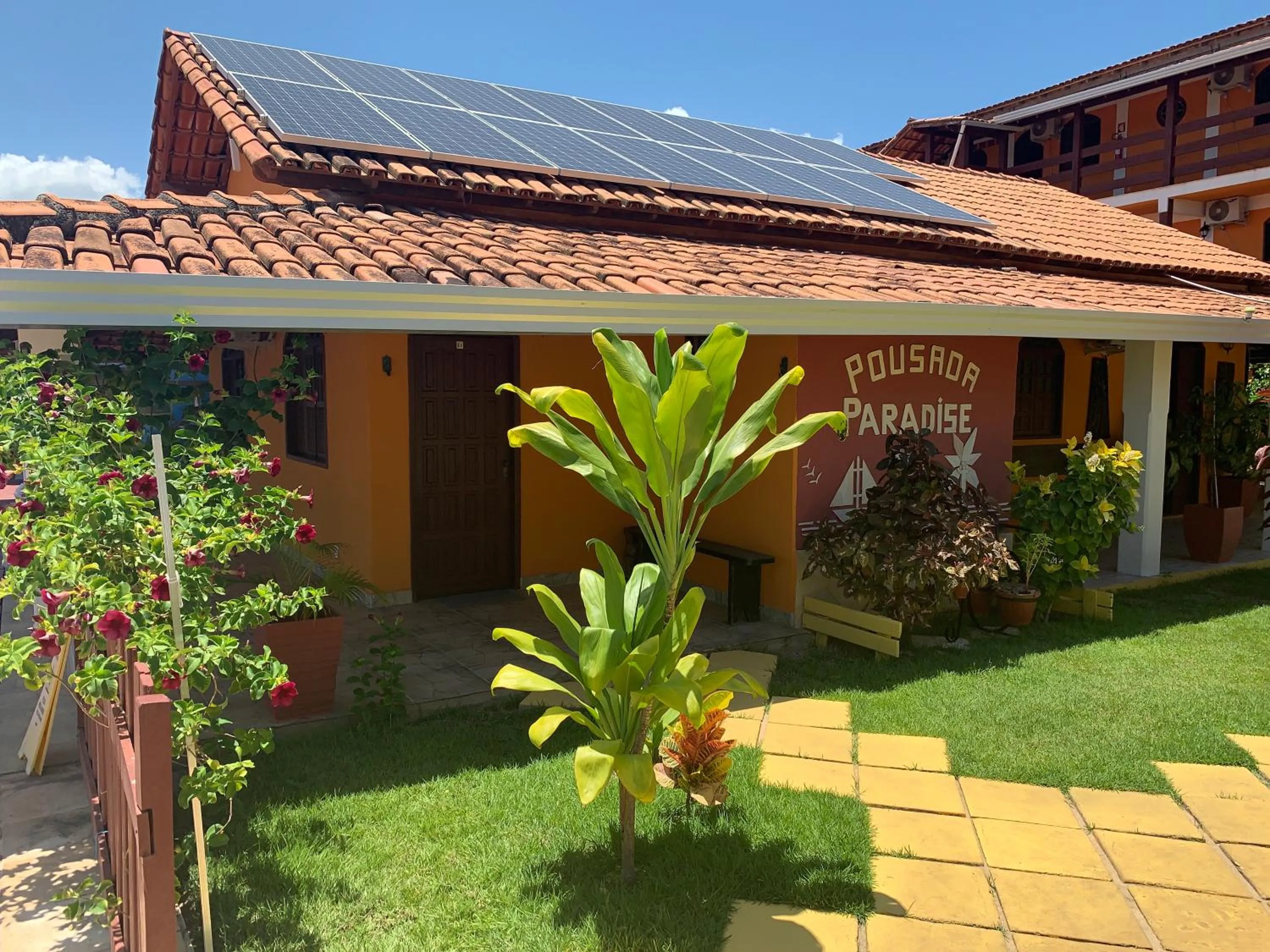 Patio in Pousada Paradise