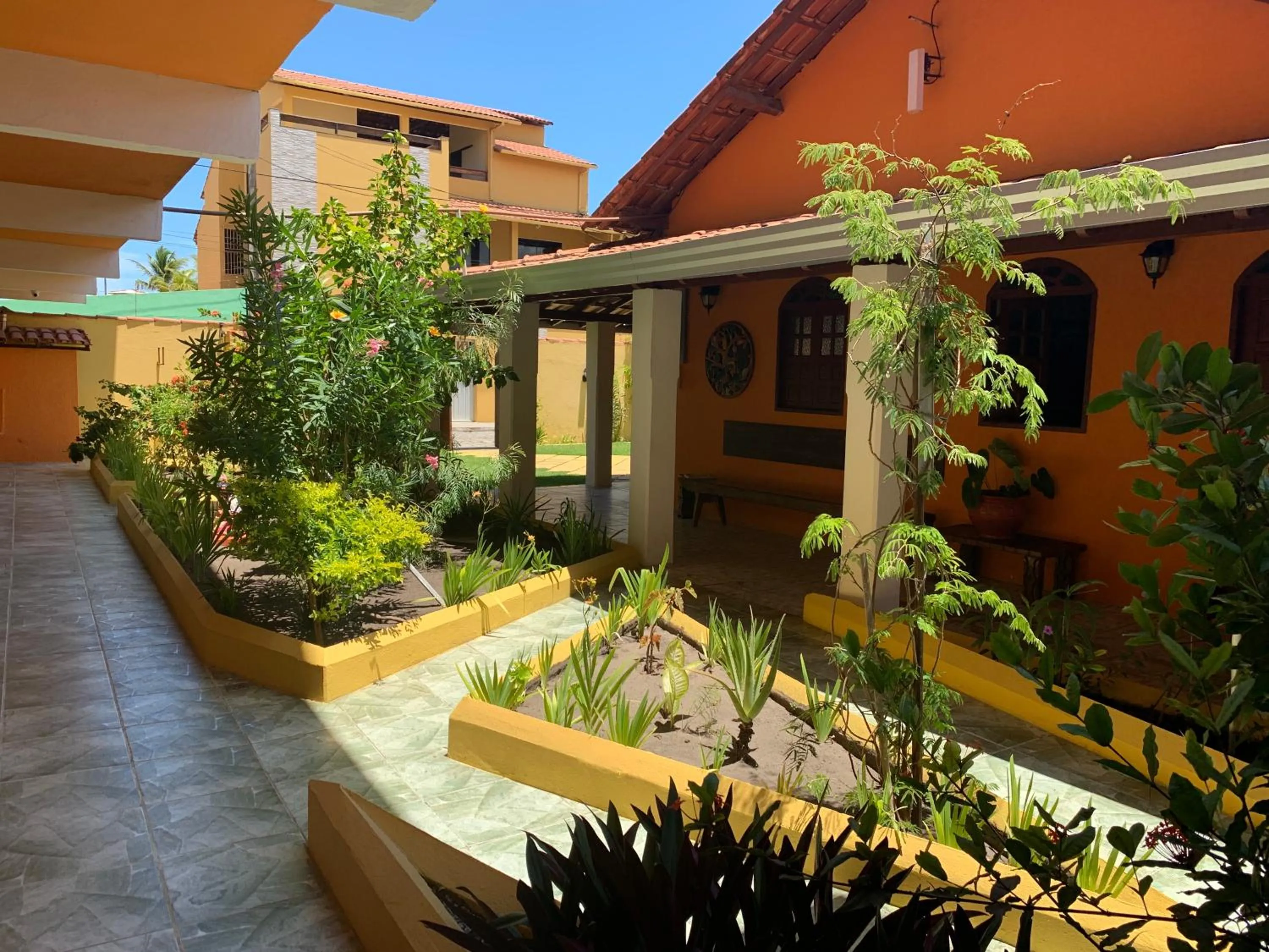 Garden view in Pousada Paradise