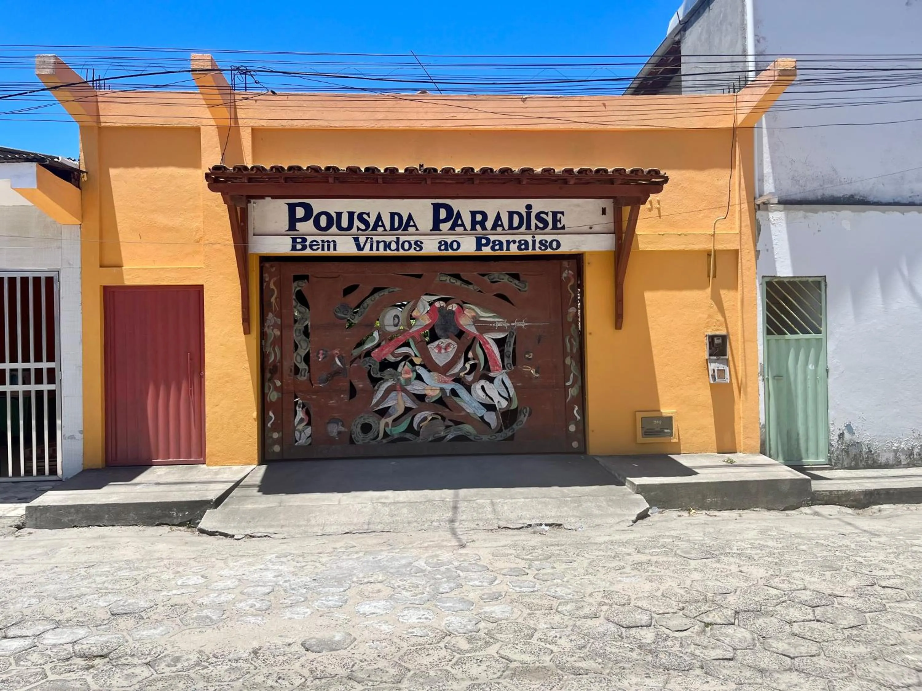 Facade/entrance in Pousada Paradise