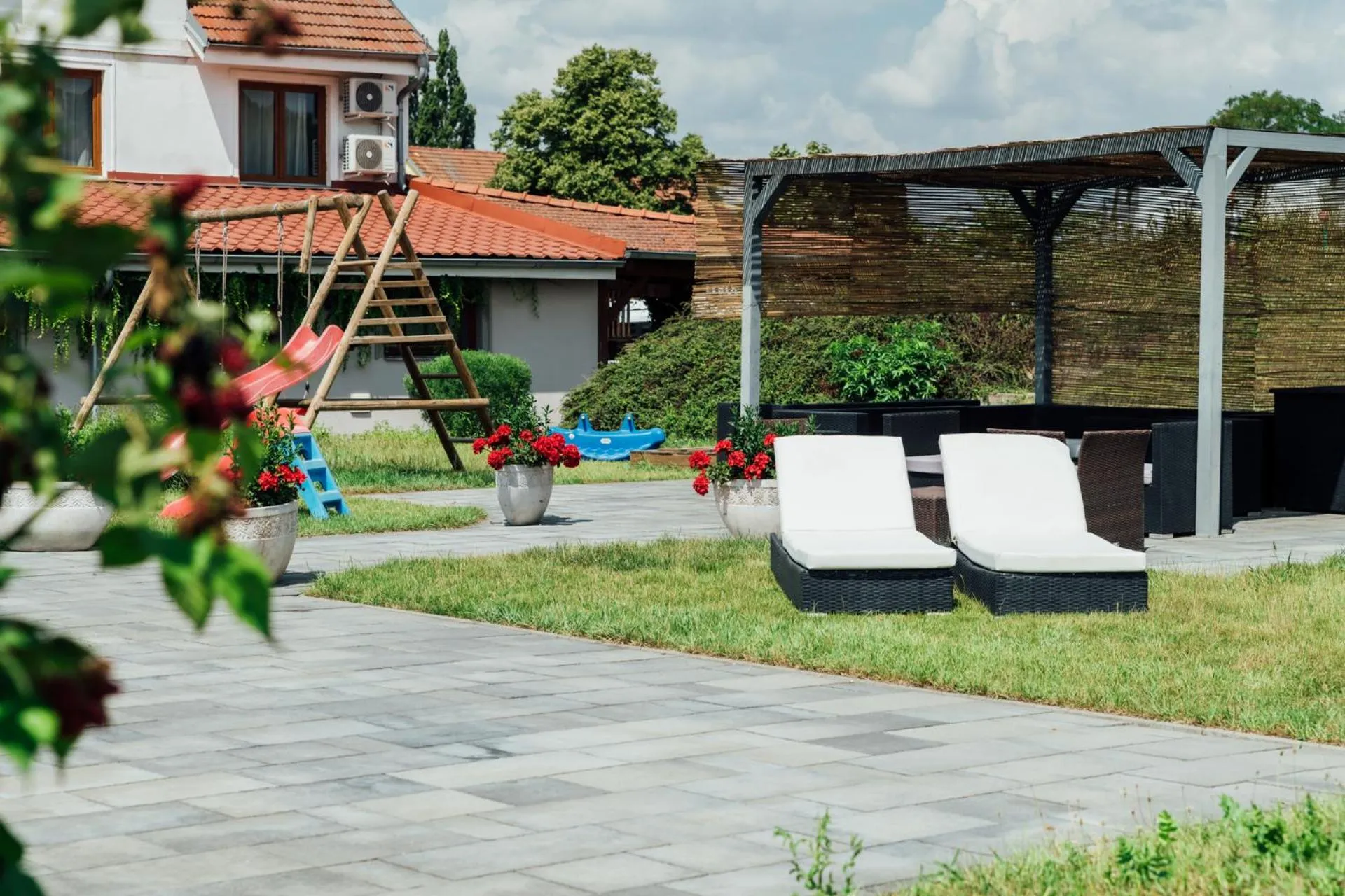 Garden in Hotel Maroli Mikulov